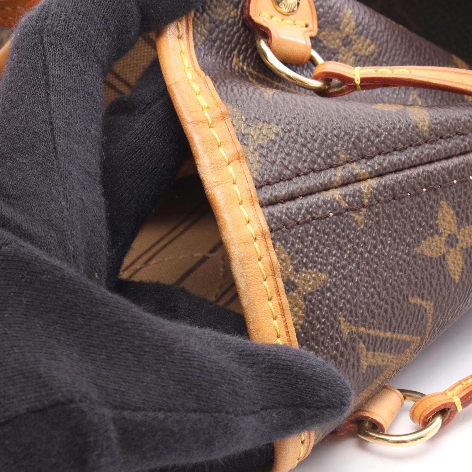 Louis Vuitton Monogram Brown Coated Canvas Tote Bag (Pre-Owned)