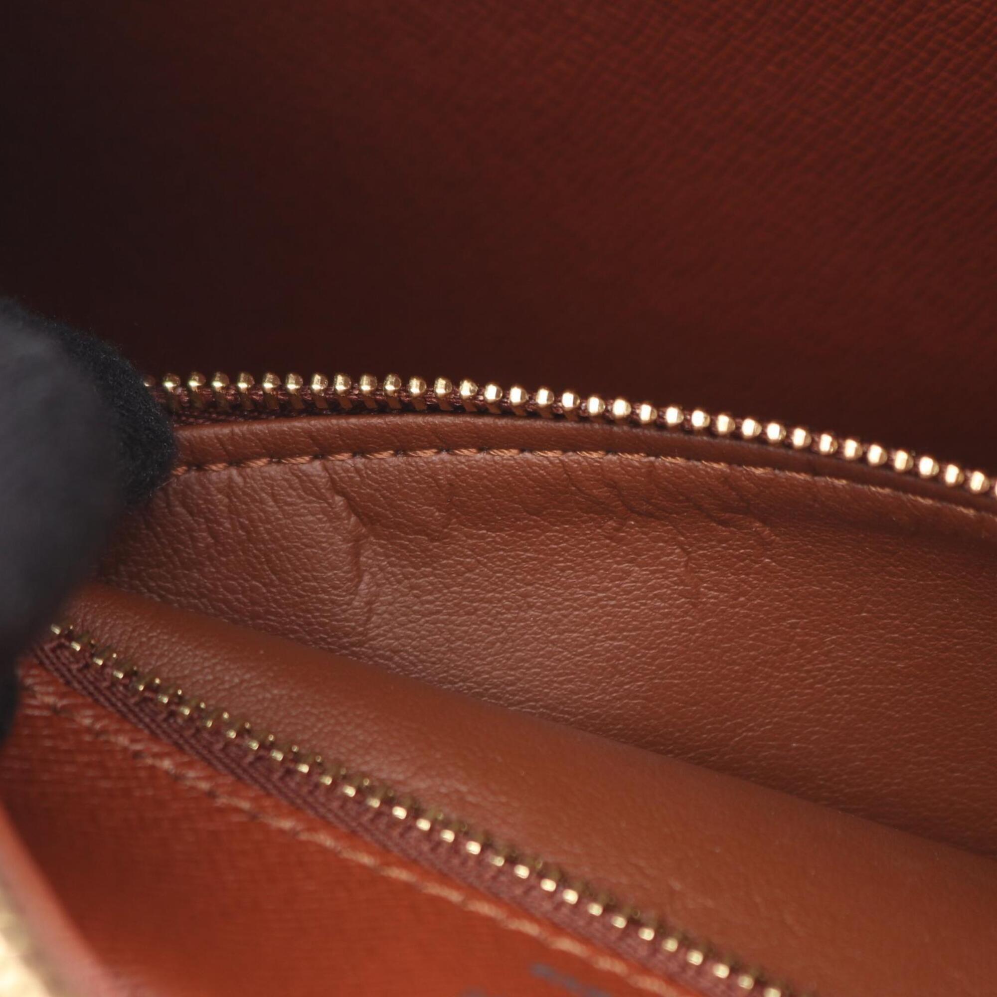 Louis Vuitton Brown Coated Canvas Pvc Monogram Leather Handbag Shoulder Bag (Pre-Owned)