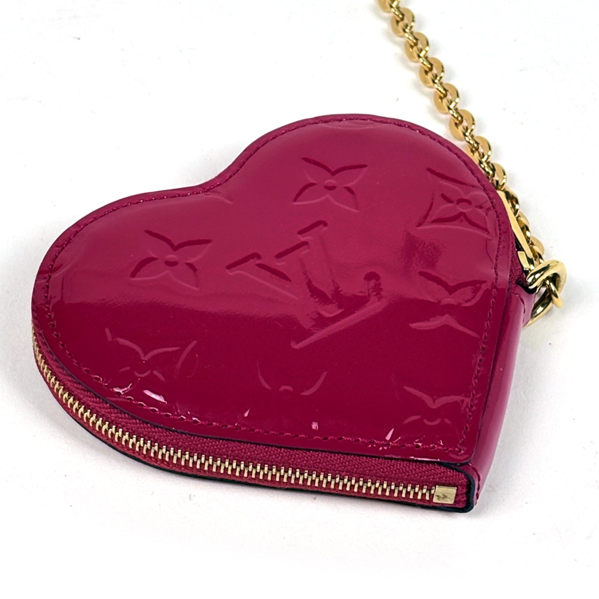 Louis Vuitton Monogram Vernis Indian Rose Monogram Vernis Coin Purse/Coin Case (Pre-Owned)