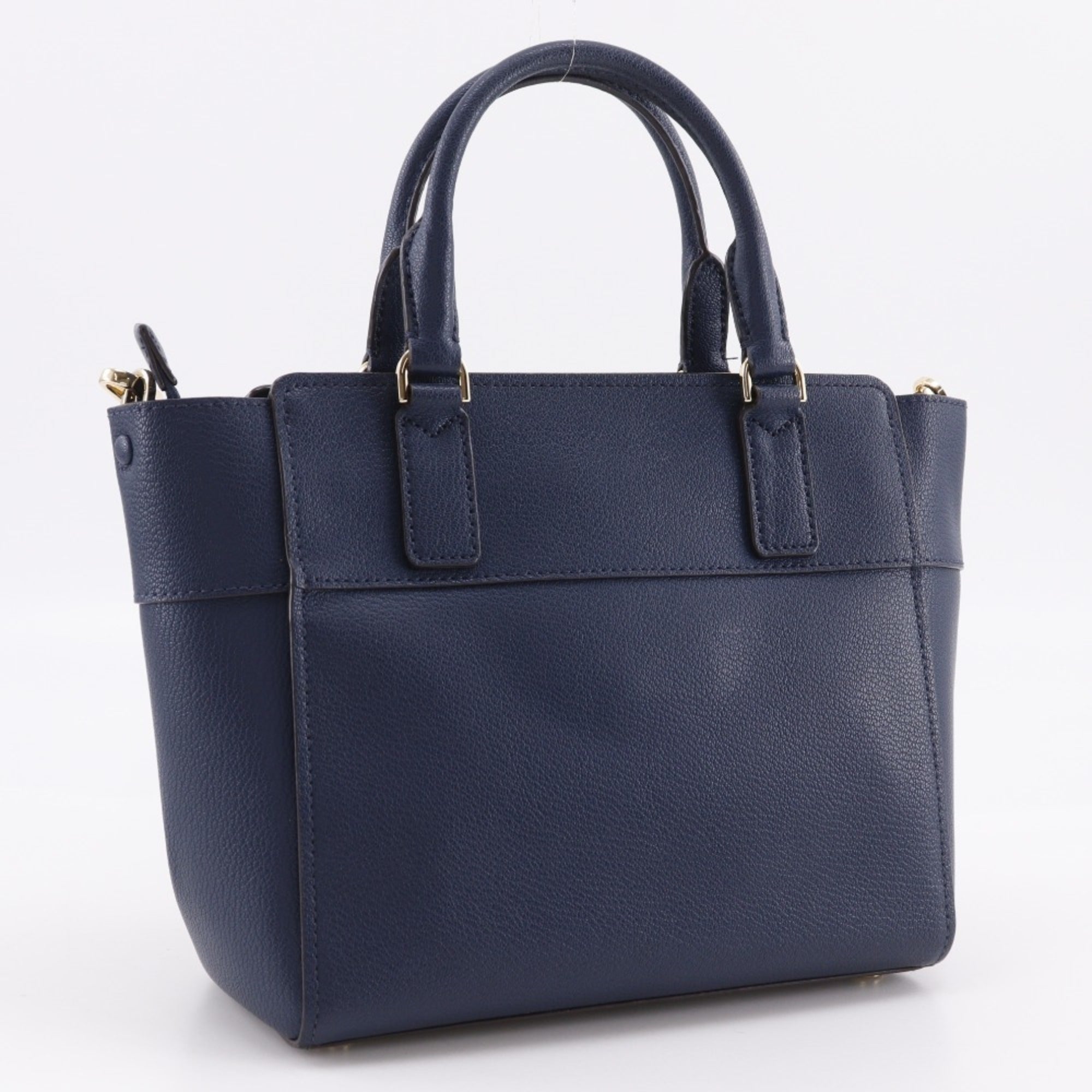 Michael Kors Navy Leather Handbag (Pre-Owned)