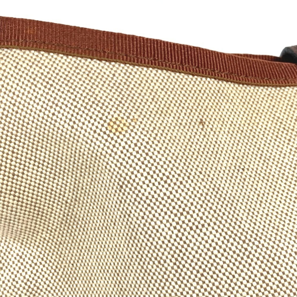Hermes Beige Toile H Pochette Shoulder Bag (Pre-Owned)