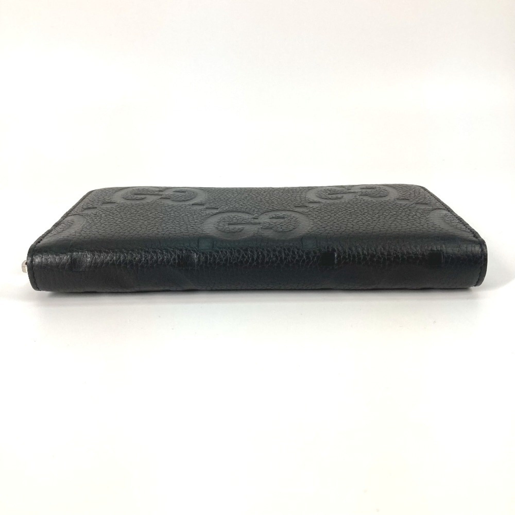 Gucci Black Leather Long Wallet (Bi-Fold) (Pre-Owned)