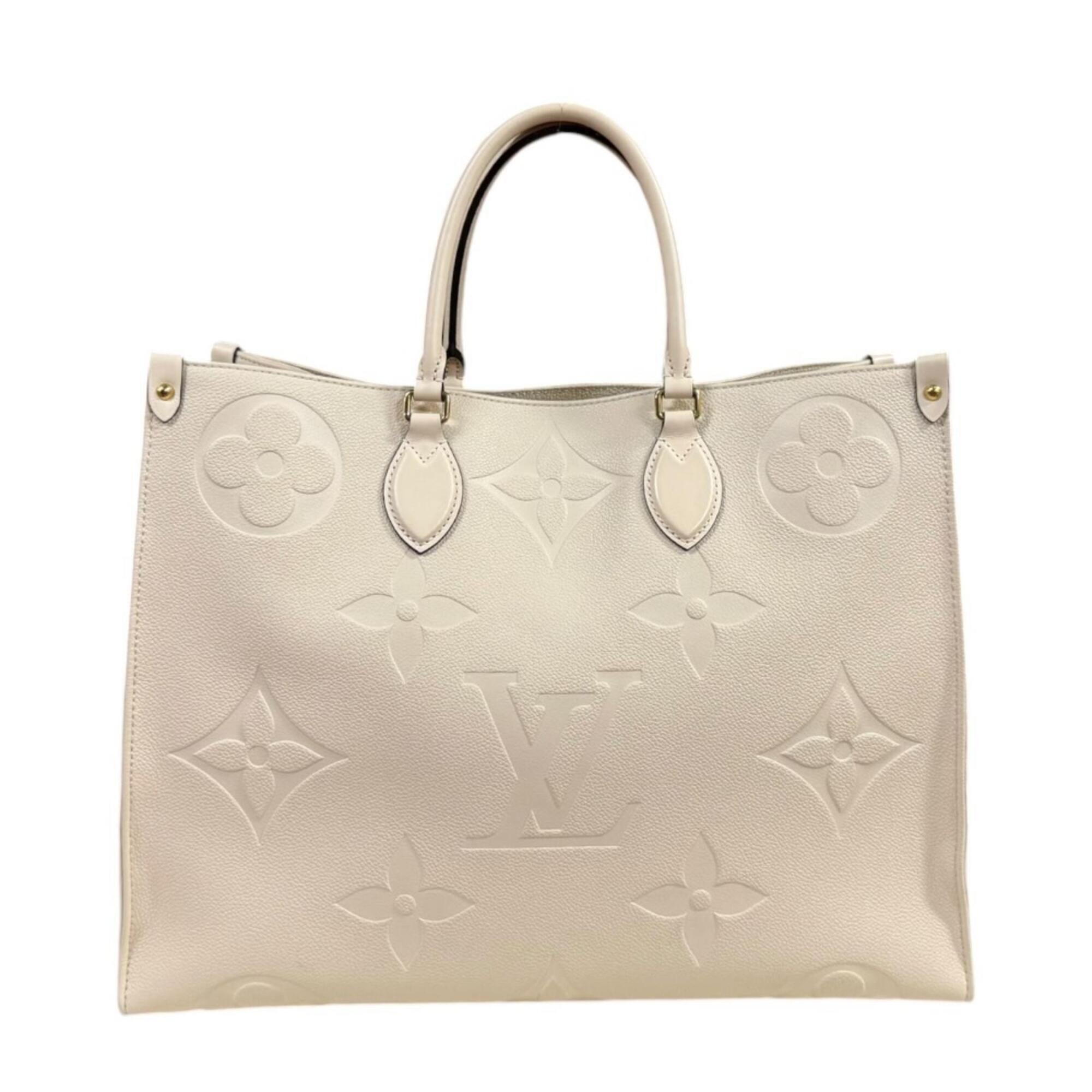 Louis Vuitton Beige Off-White Monogram Empreinte Shoulder Bag (Pre-Owned)