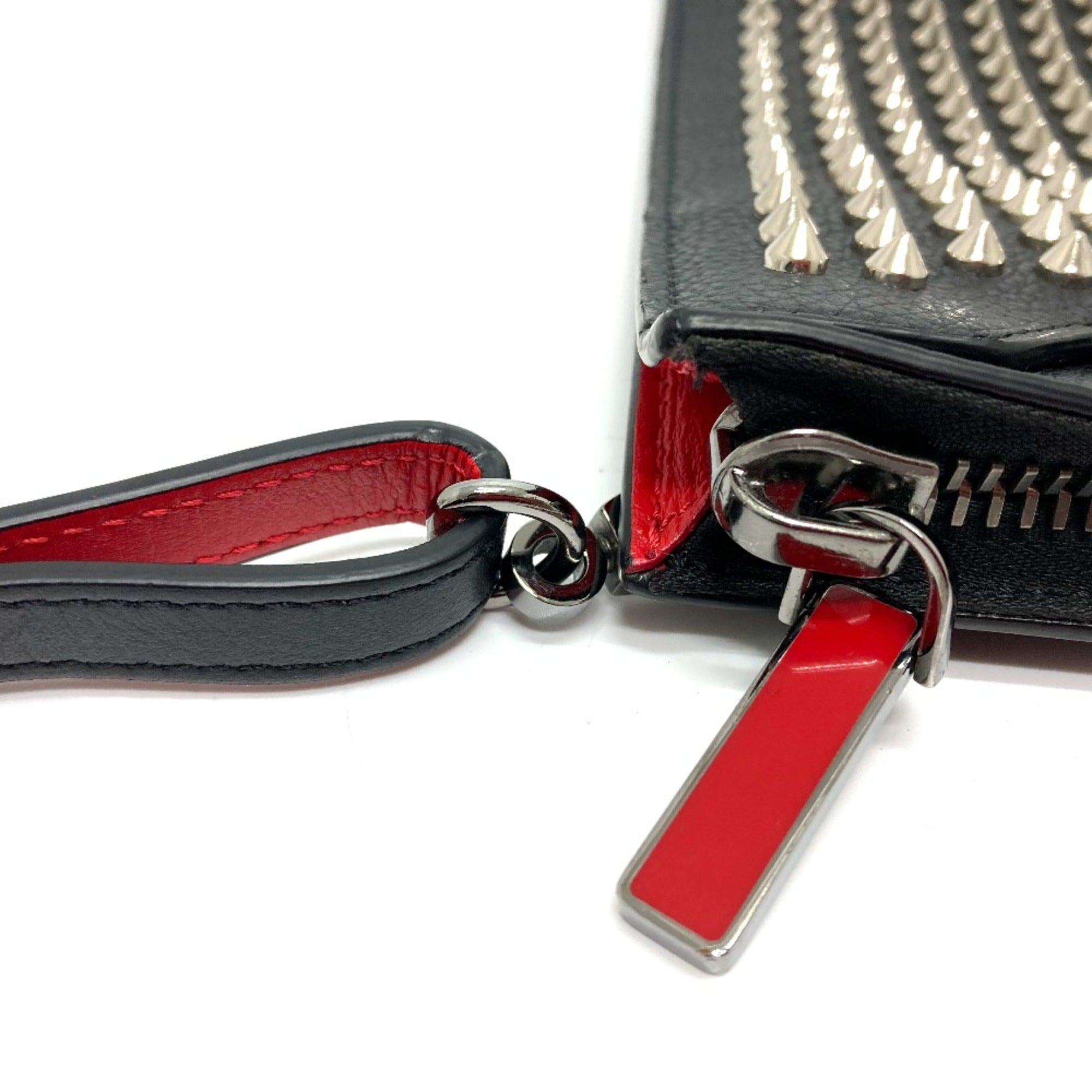 Christian Louboutin Black Leather Clutch Bag (Pre-Owned)
