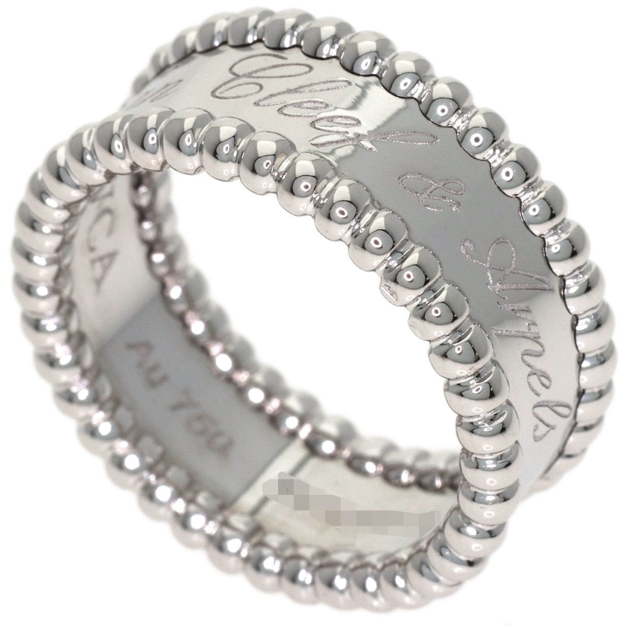 Van Cleef & Arpels White Gold (18K) Band Ring (Pre-Owned)