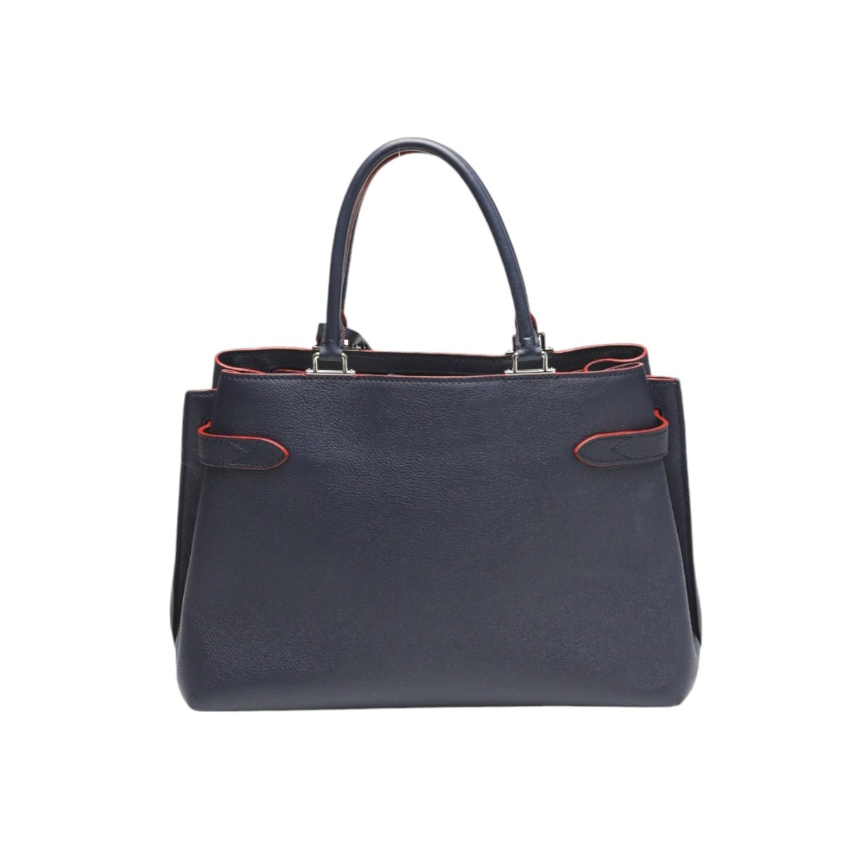 Louis Vuitton Navy Red Color Handbag (Pre-Owned)