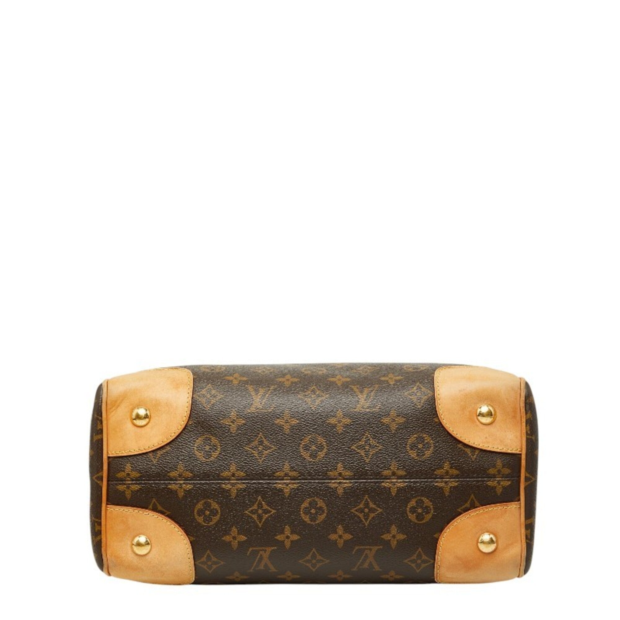 Louis Vuitton Brown Pvc Leather Handbag Shoulder Bag (Pre-Owned)