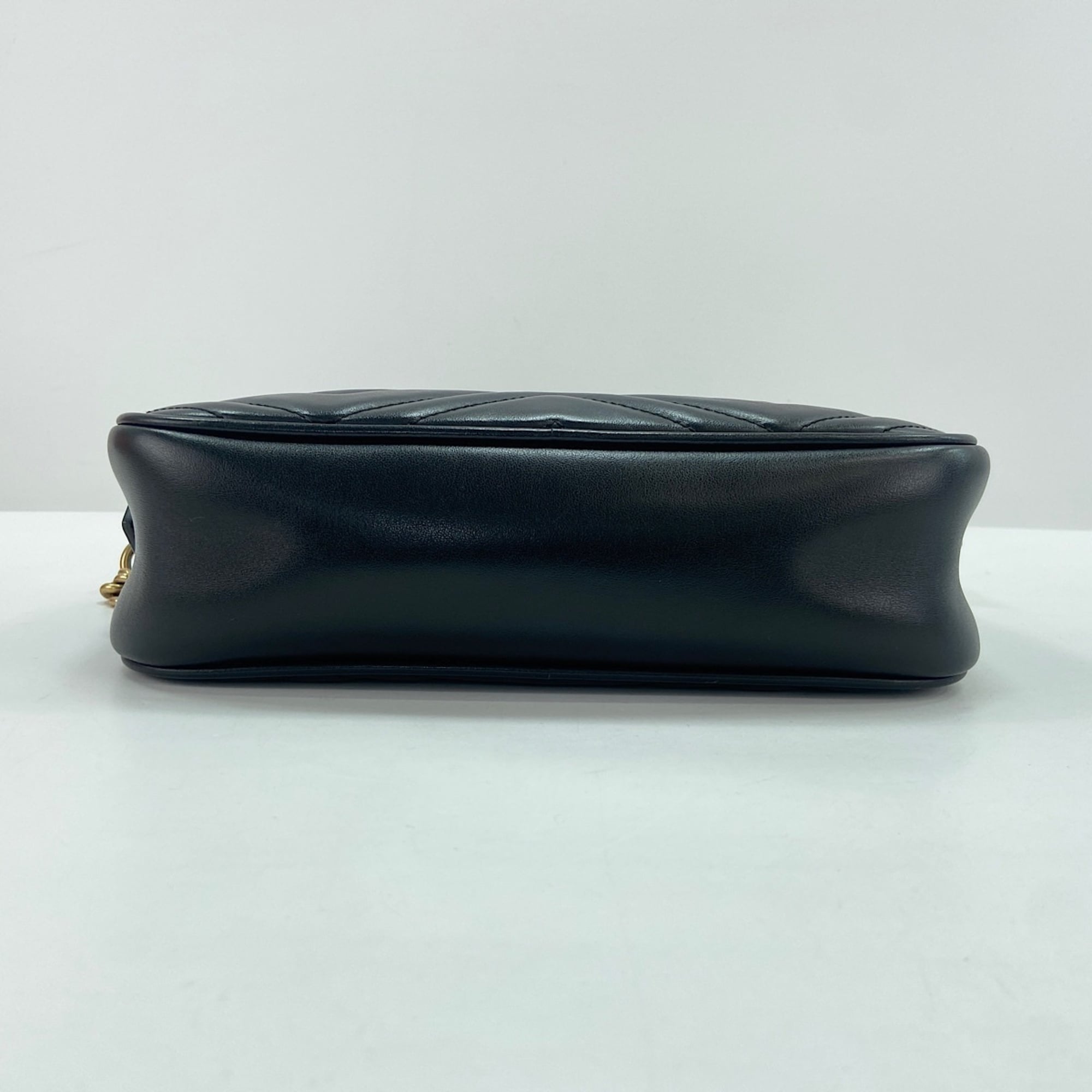Gucci Gg Marmont Black Shoulder Bag (Pre-Owned)