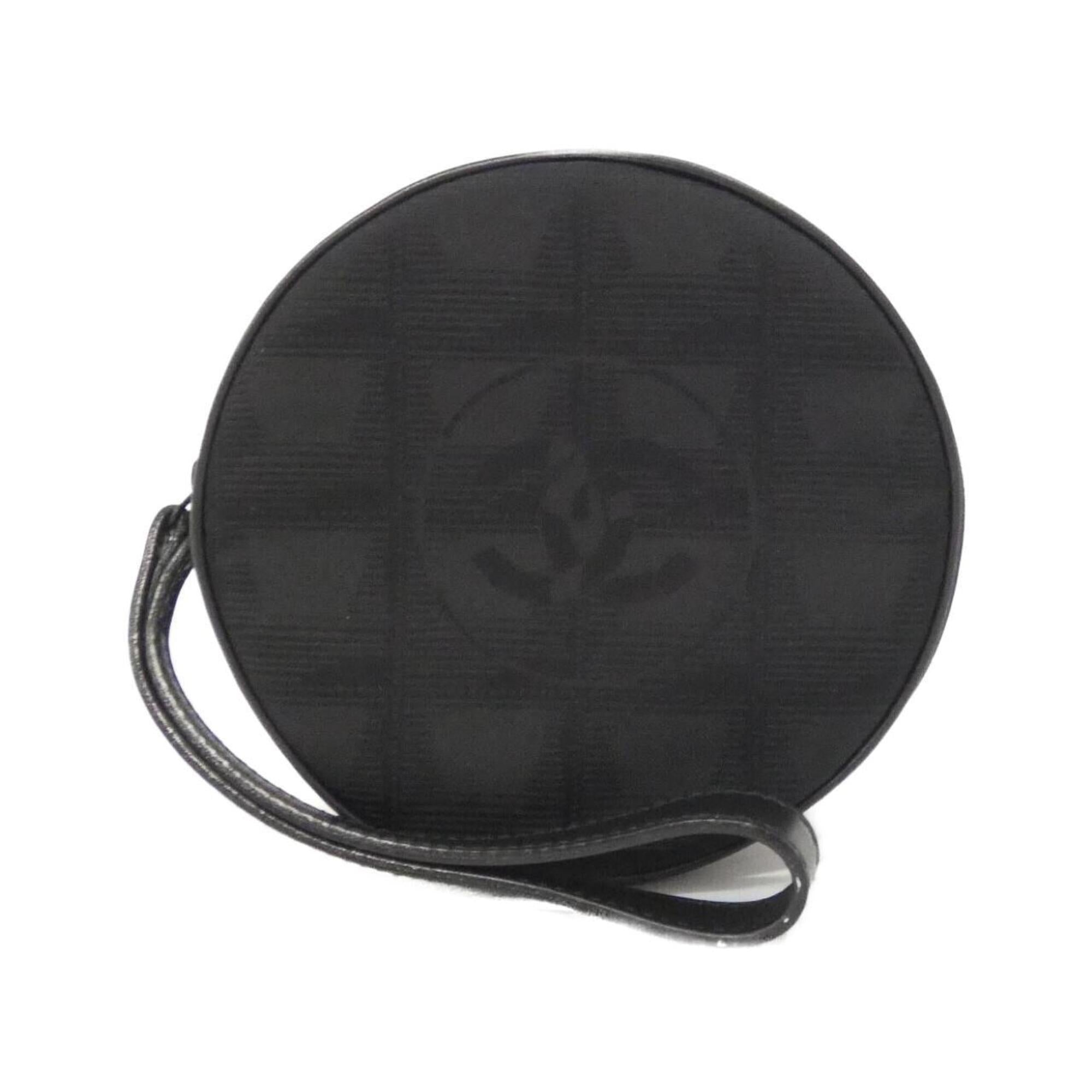 Chanel Black Nylon Handbag Pouch (Pre-Owned)