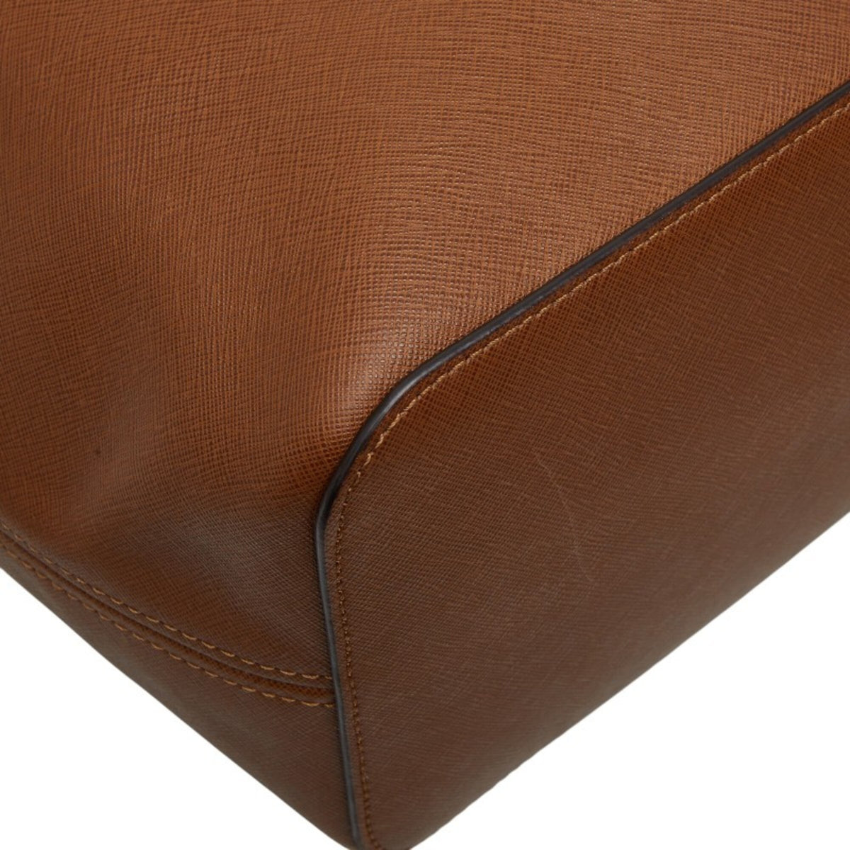 Michael Kors Brown Pvc Leather Handbag Tote Bag (Pre-Owned)