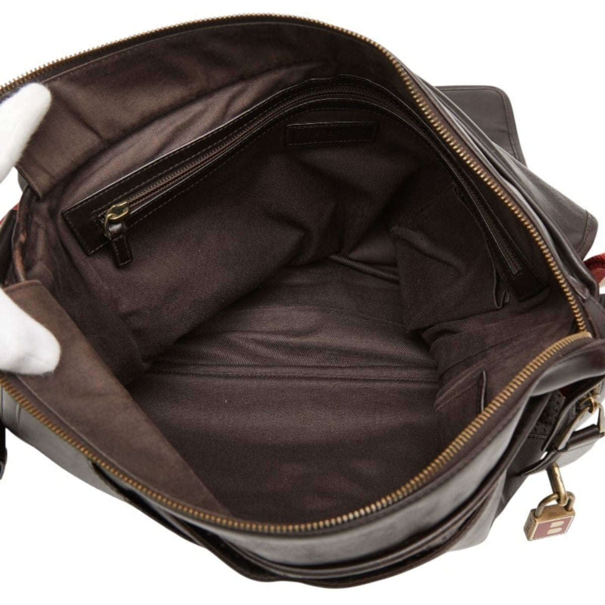 Bally Brown Leather Shoulder Bag (Pre-Owned)