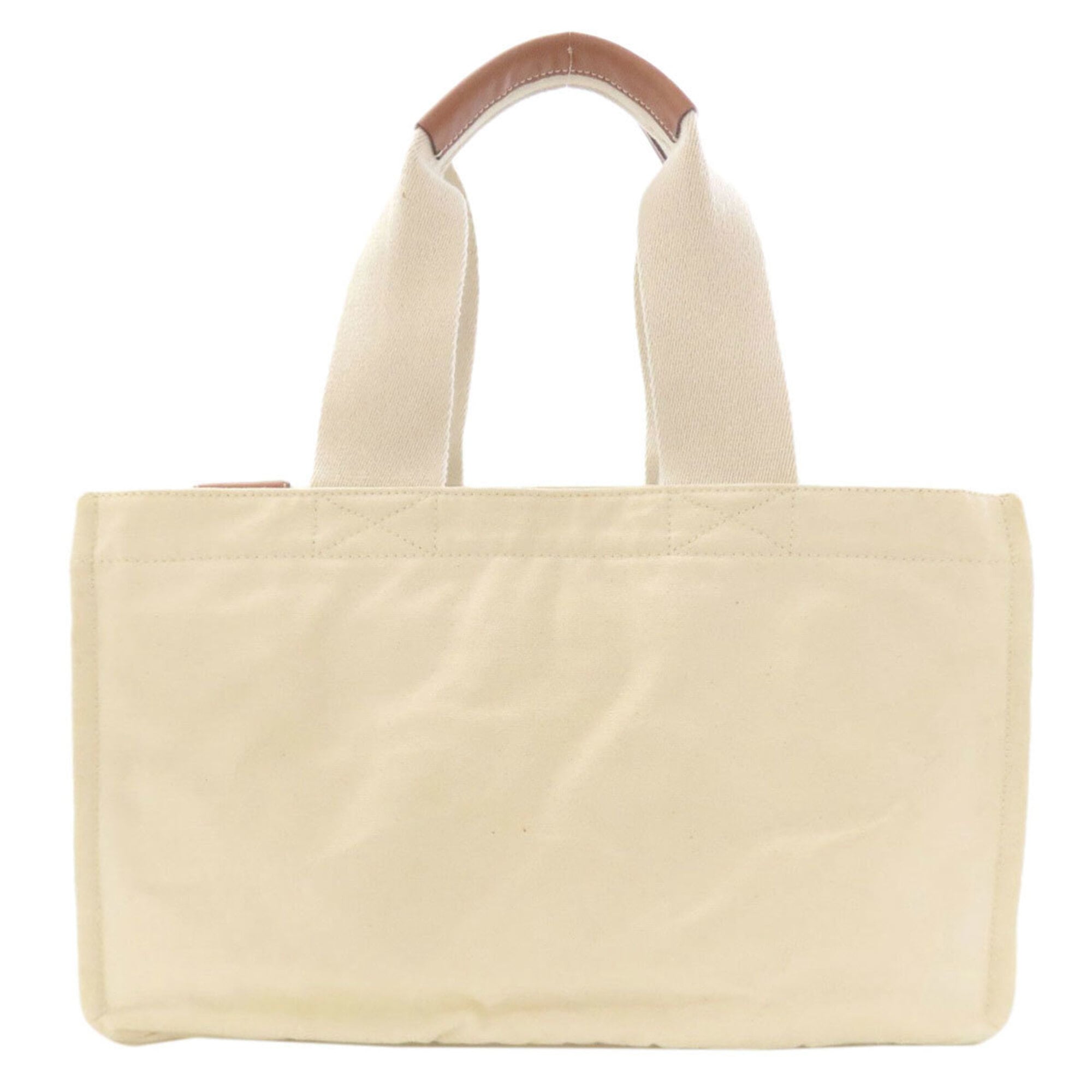 Loewe White Canvas Tote Bag (Pre-Owned)