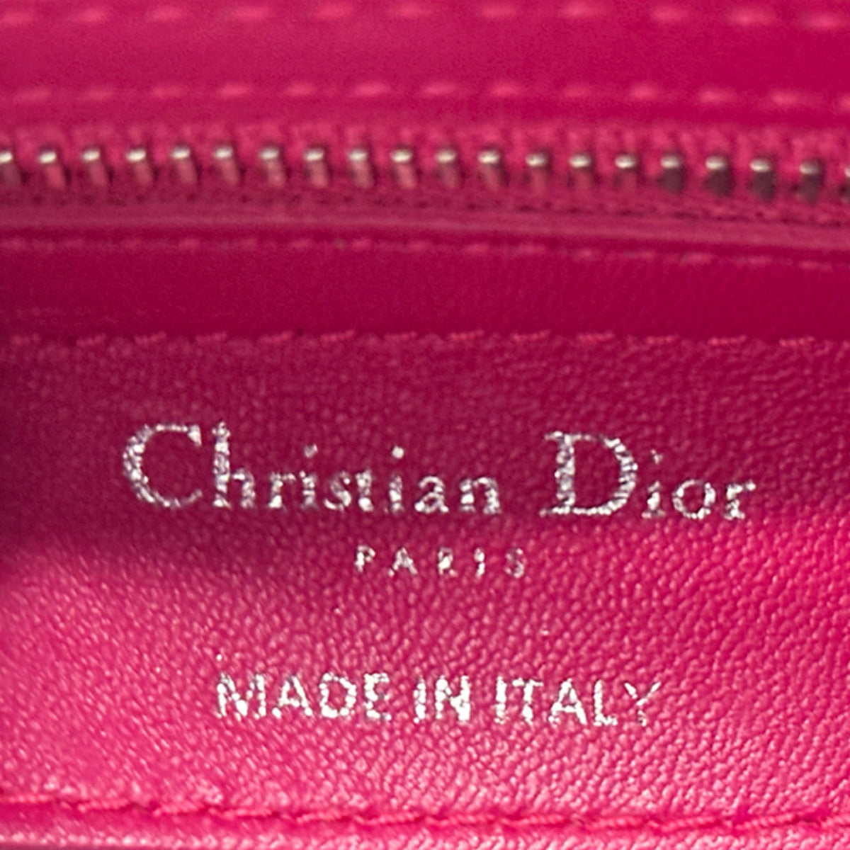 Christian Dior Pink Leather Handbag Shoulder Bag (Pre-Owned)