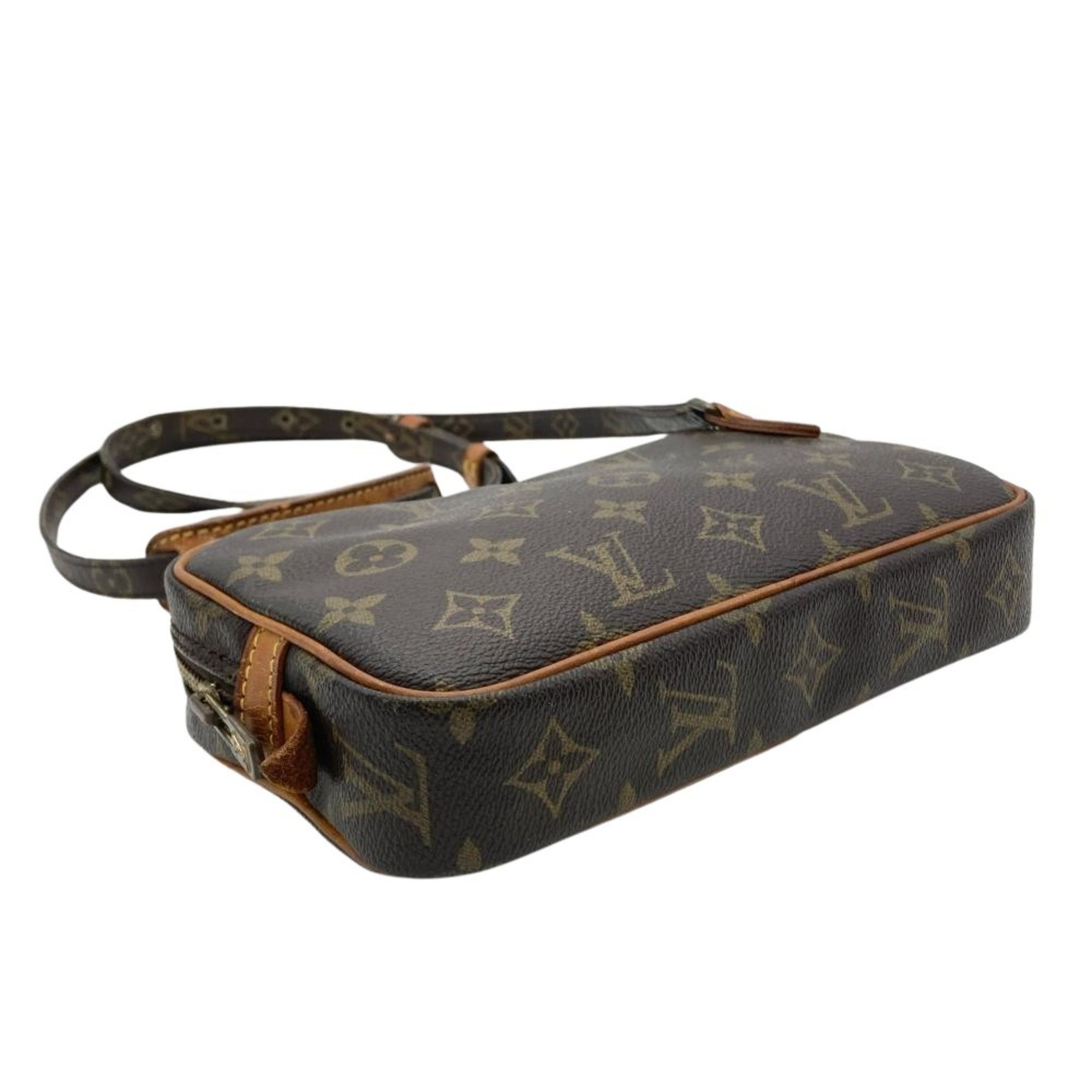 Louis Vuitton Brown Monogram Canvas Pochette Shoulder Bag (Pre-Owned)