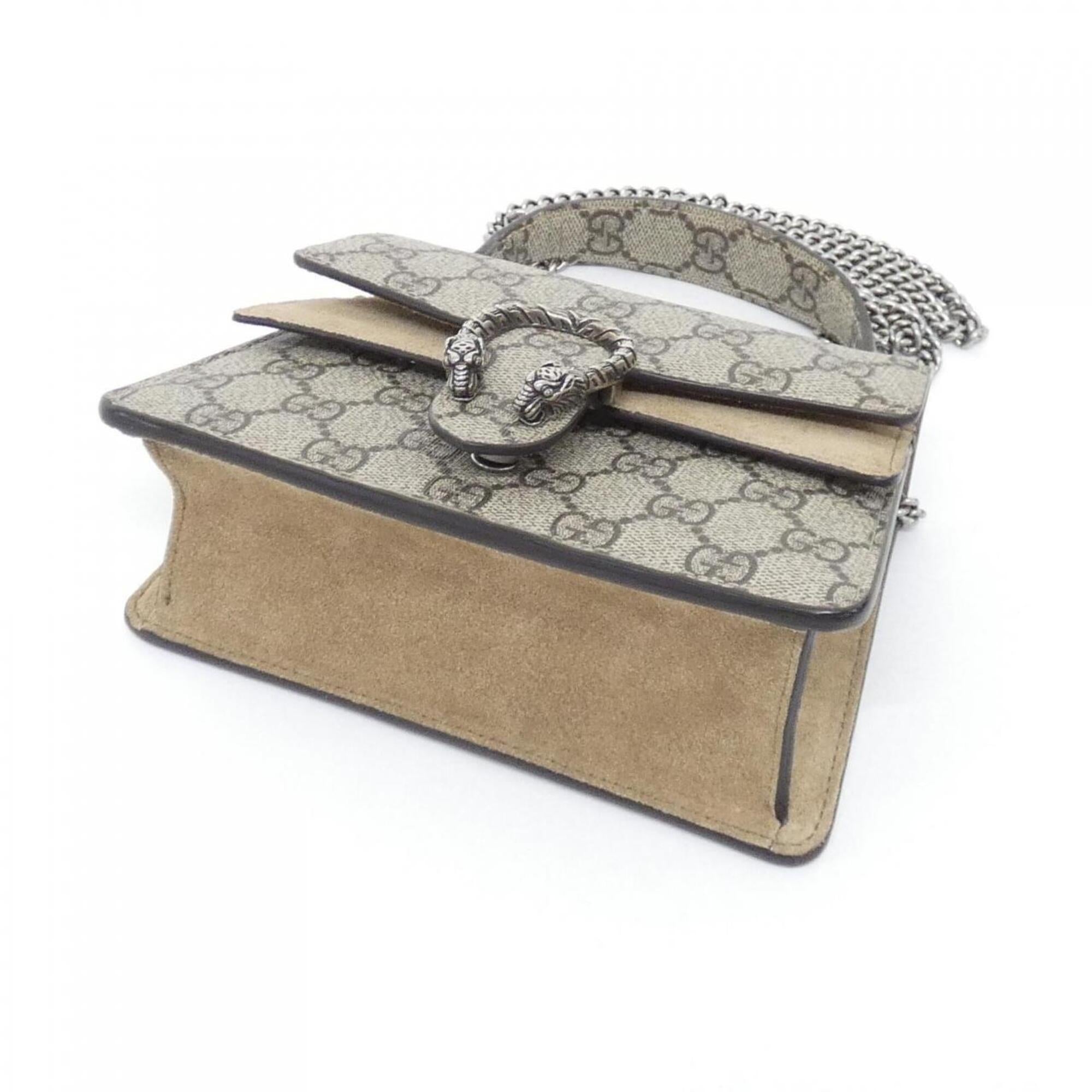 Gucci Beige Gg Supreme Handbag (Pre-Owned)