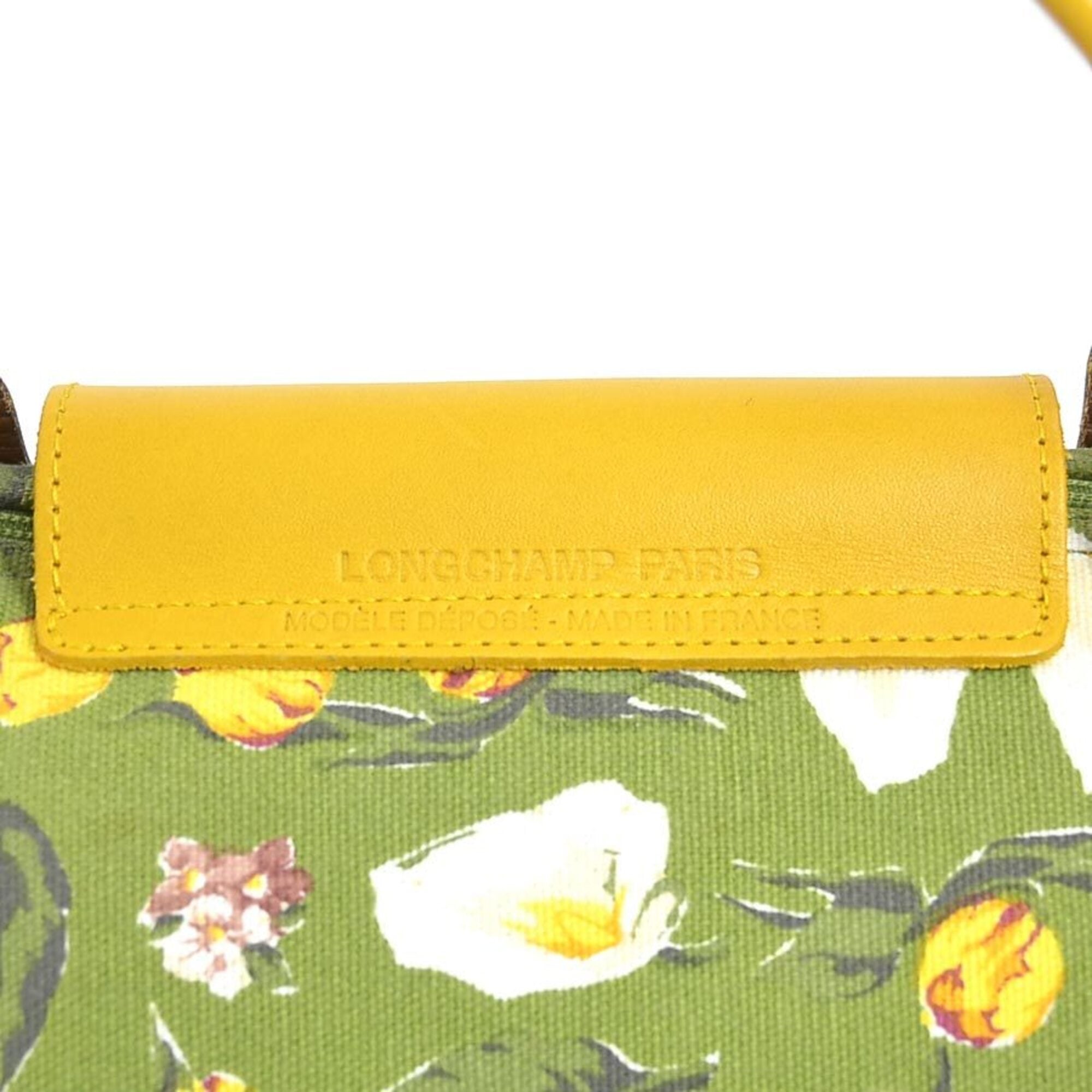 Longchamp Multi-Color Canvas Handbag (Pre-Owned)