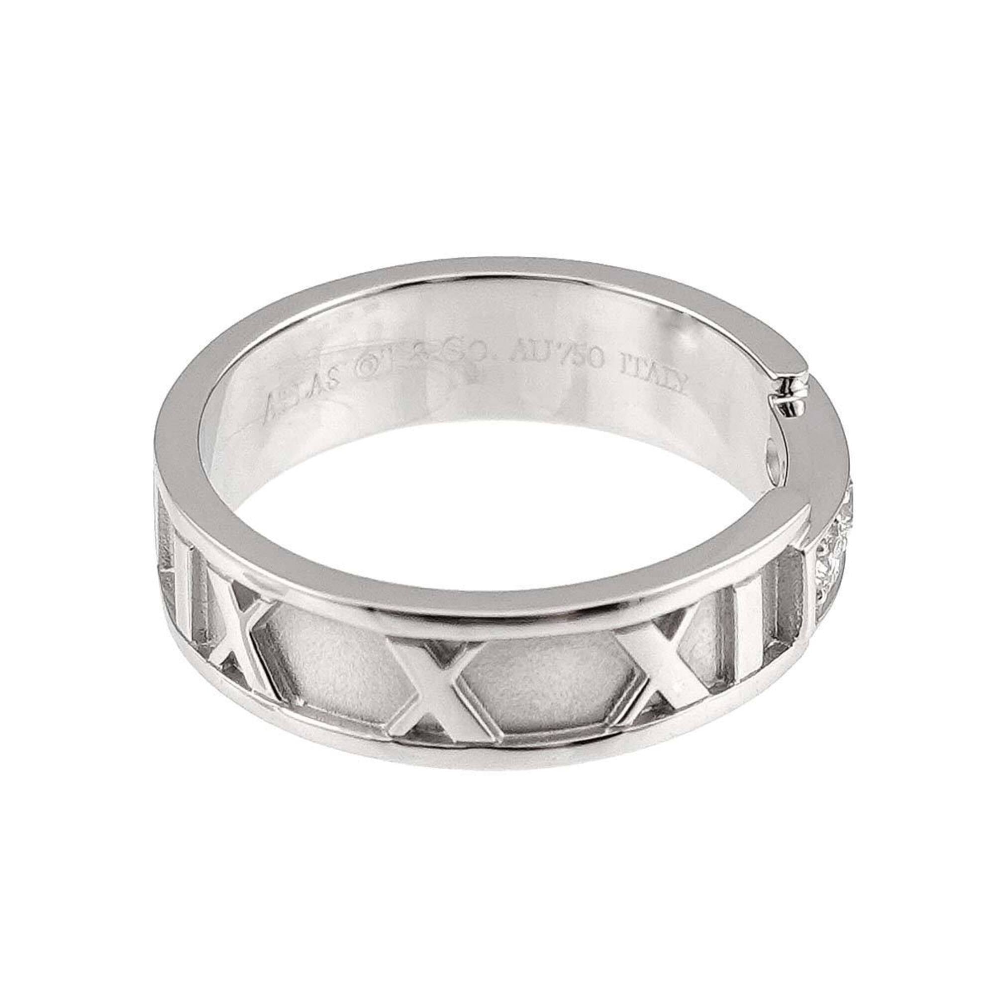 Tiffany White Gold (18K) Band Ring (Pre-Owned)