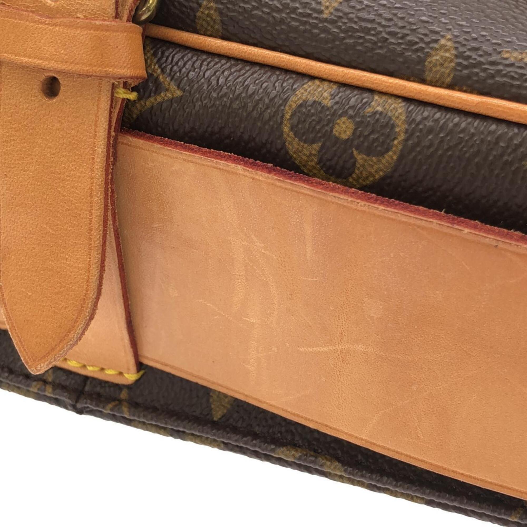 Louis Vuitton Brown Coated Canvas Shoulder Bag (Pre-Owned)