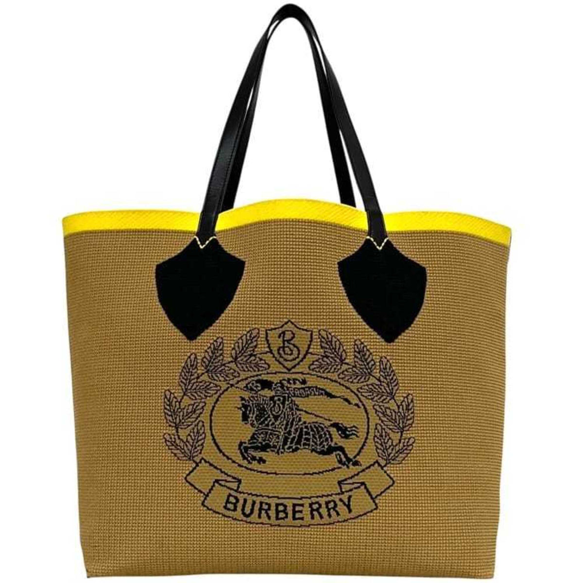 Burberry Beige Fabric Tote Bag (Pre-Owned)