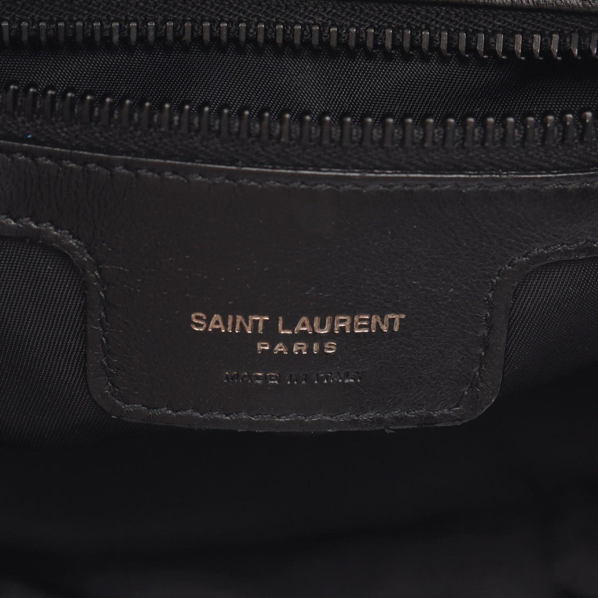 Yves Saint Laurent Black Nylon Leather Handbag Shoulder Bag (Pre-Owned)