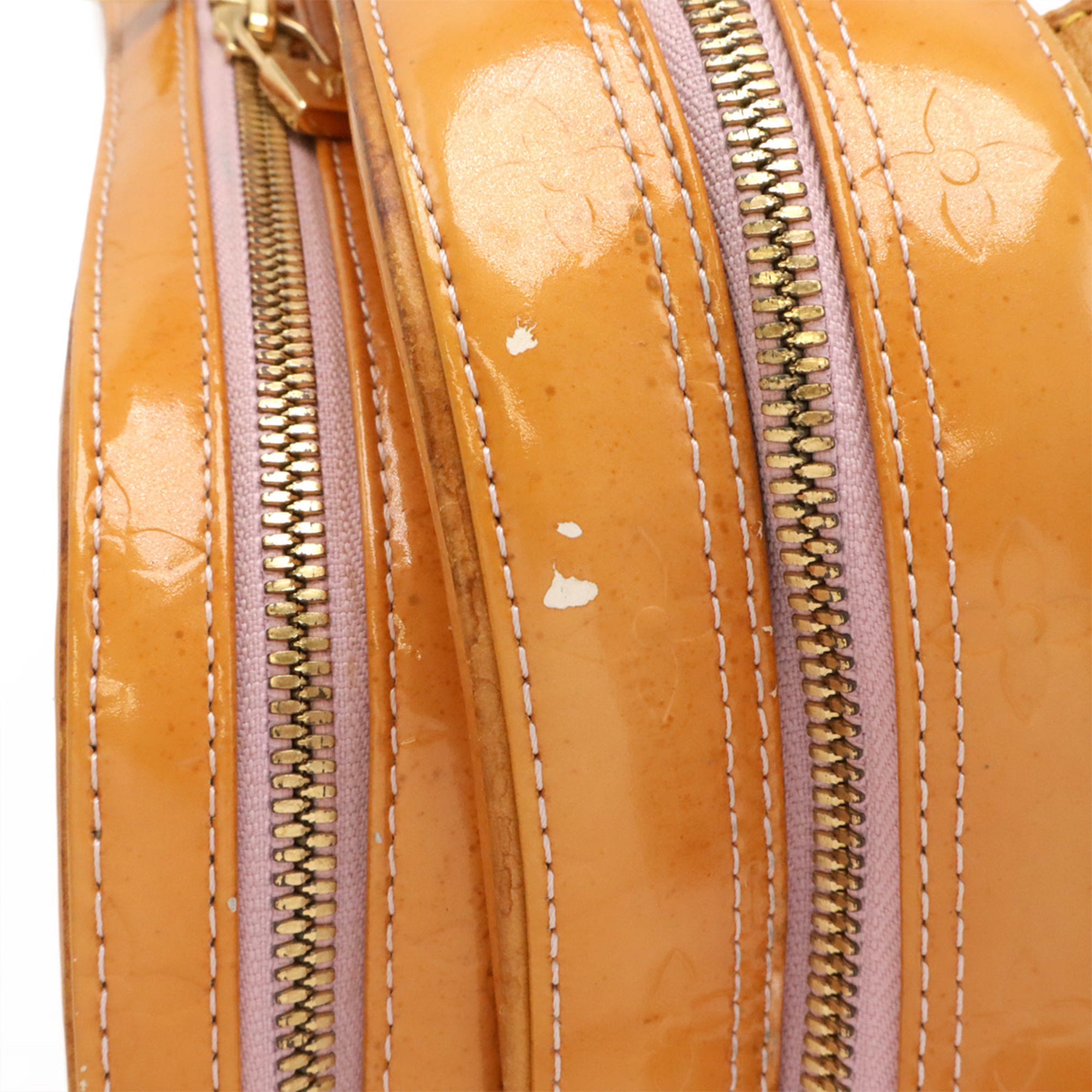 Louis Vuitton Pink Leather Backpack Shoulder Bag (Pre-Owned)
