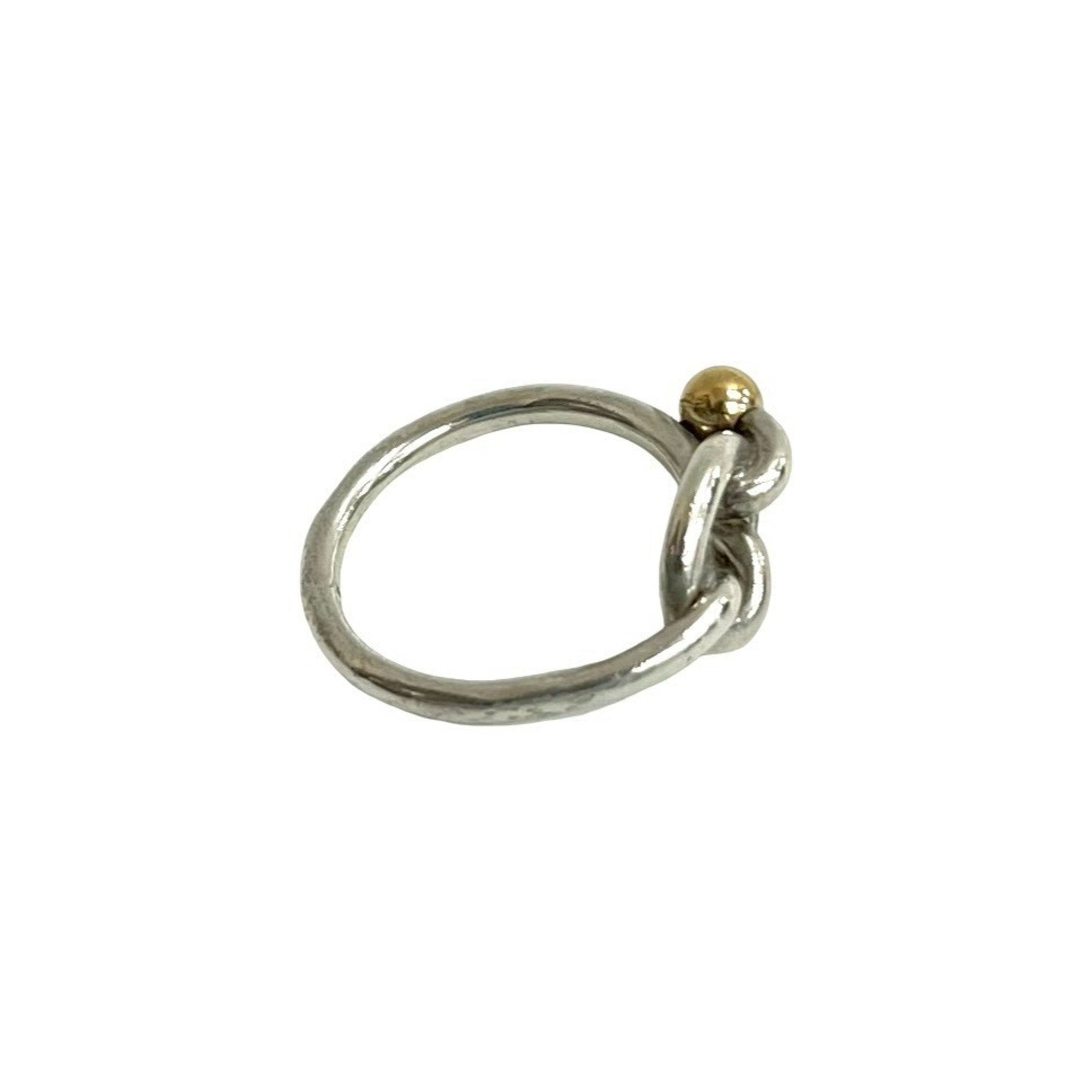Tiffany Gold Silver Gold (18K) Silver 925 Band Ring (Pre-Owned)