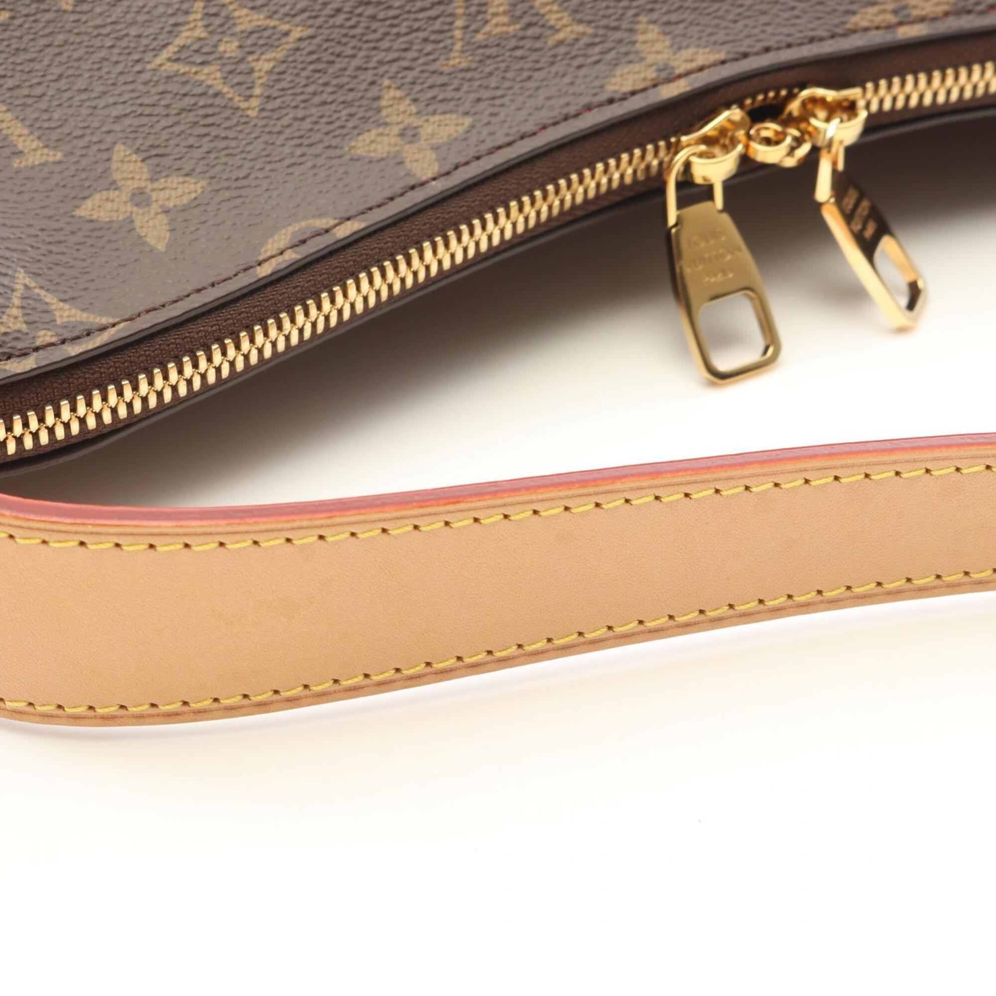 Louis Vuitton Brown Monogram Monogram Leather Handbag Shoulder Bag (Pre-Owned)