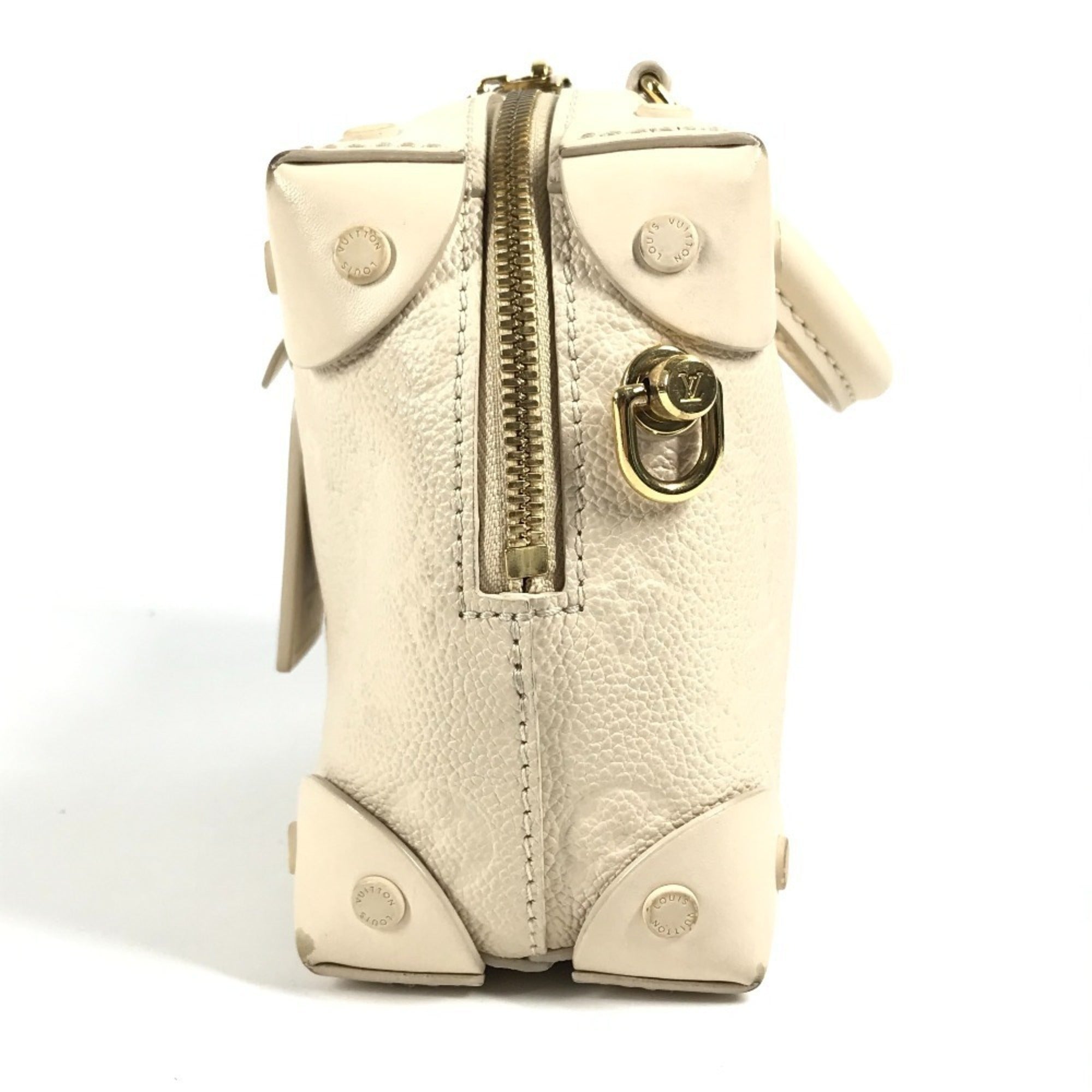 Louis Vuitton White Monogram Empreinte Handbag (Pre-Owned)