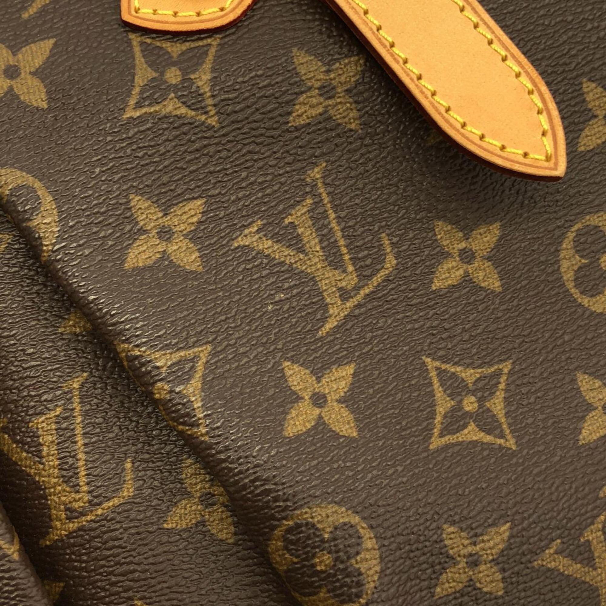 Louis Vuitton Marron Coated Canvas Handbag (Pre-Owned)