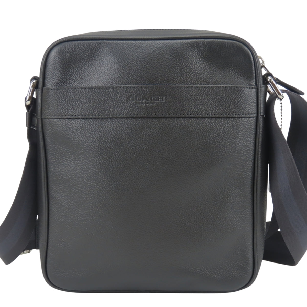 Coach Black Leather Shoulder Bag (Pre-Owned)