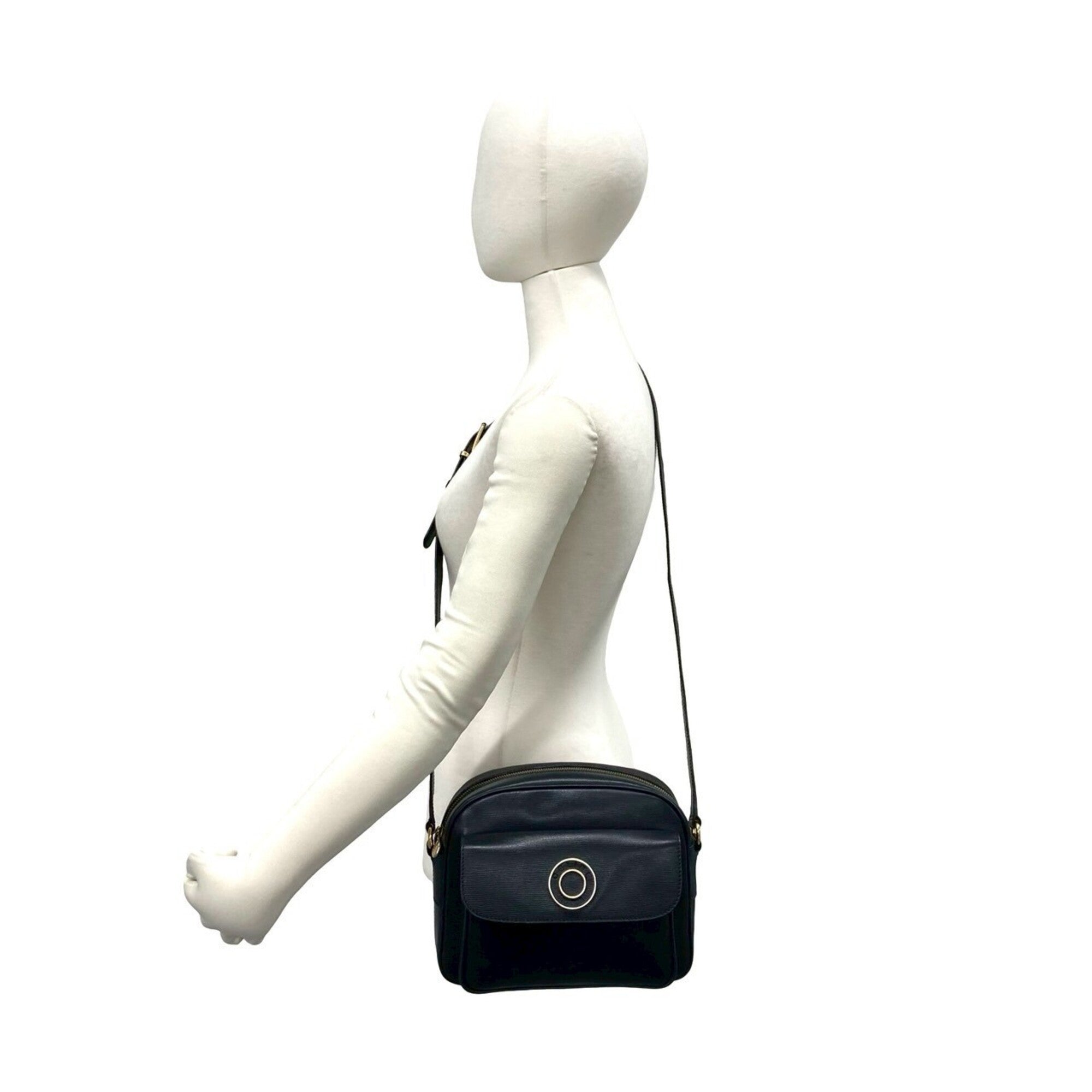 Celine Black Leather Shoulder Bag (Pre-Owned)