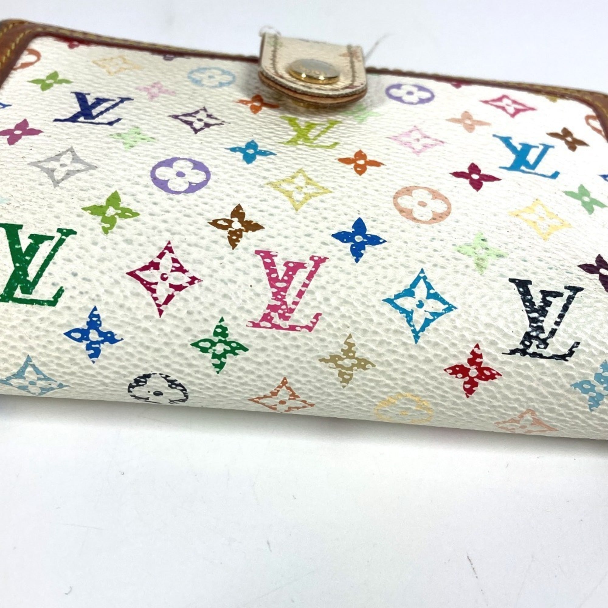 Louis Vuitton Blanc Monogram Multi-Color White Monogram Multicolore Wallet (Bi-Fold) (Pre-Owned)