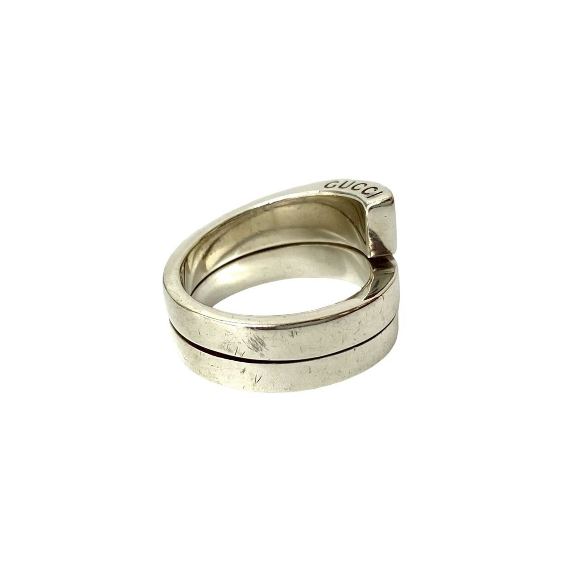 Gucci Silver Silver 925 Band Ring (Pre-Owned)