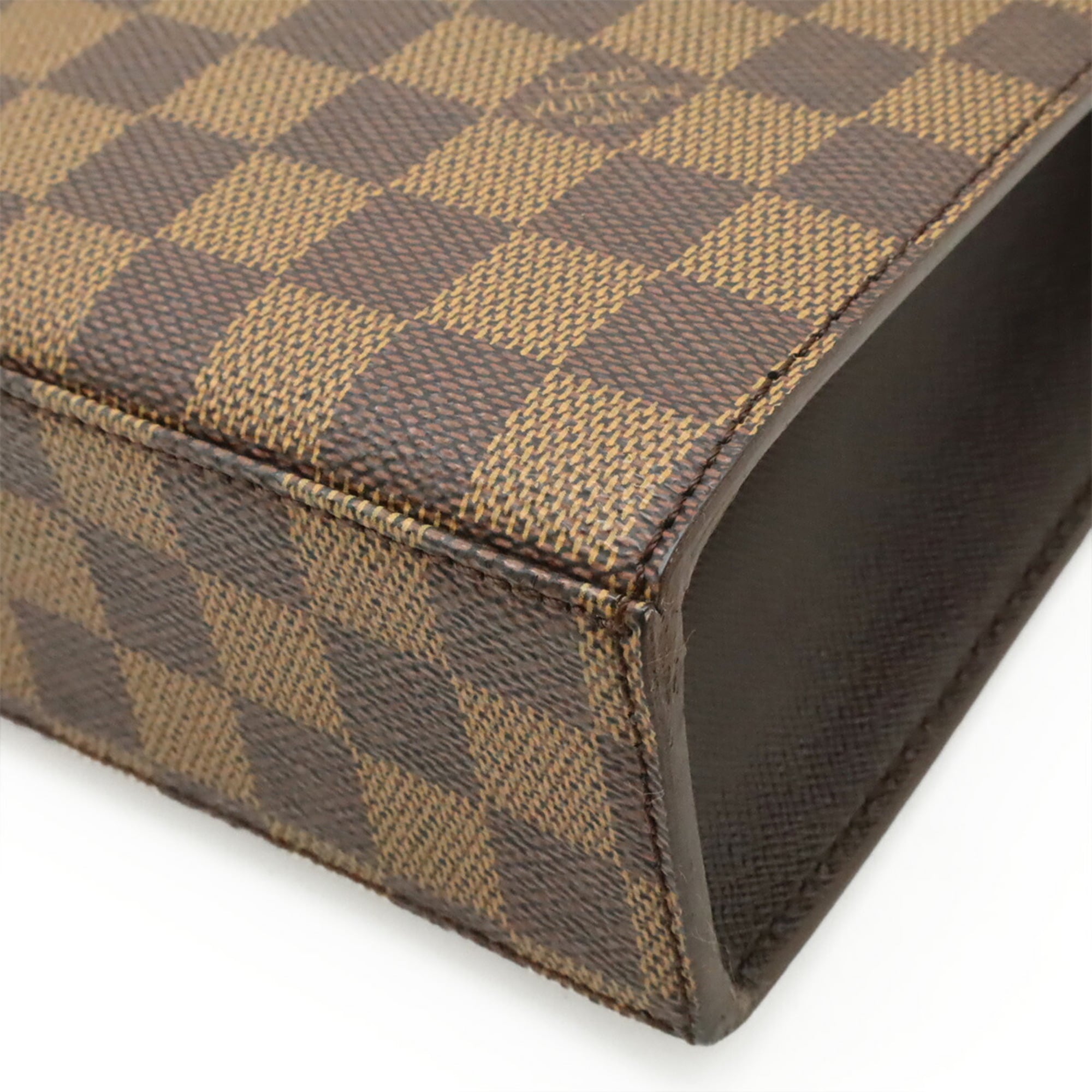 Louis Vuitton Brown Pvc Coated Canvas Damier Canvas Handbag (Pre-Owned)