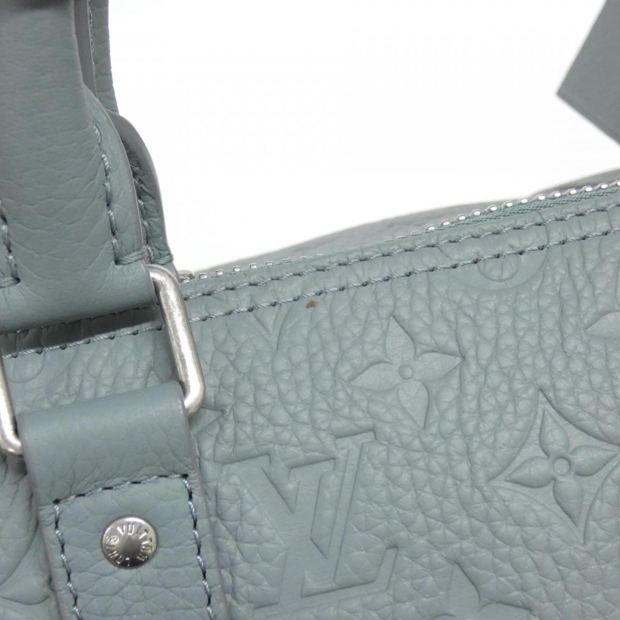 Louis Vuitton Green Vert Leather Boston Bag (Pre-Owned)