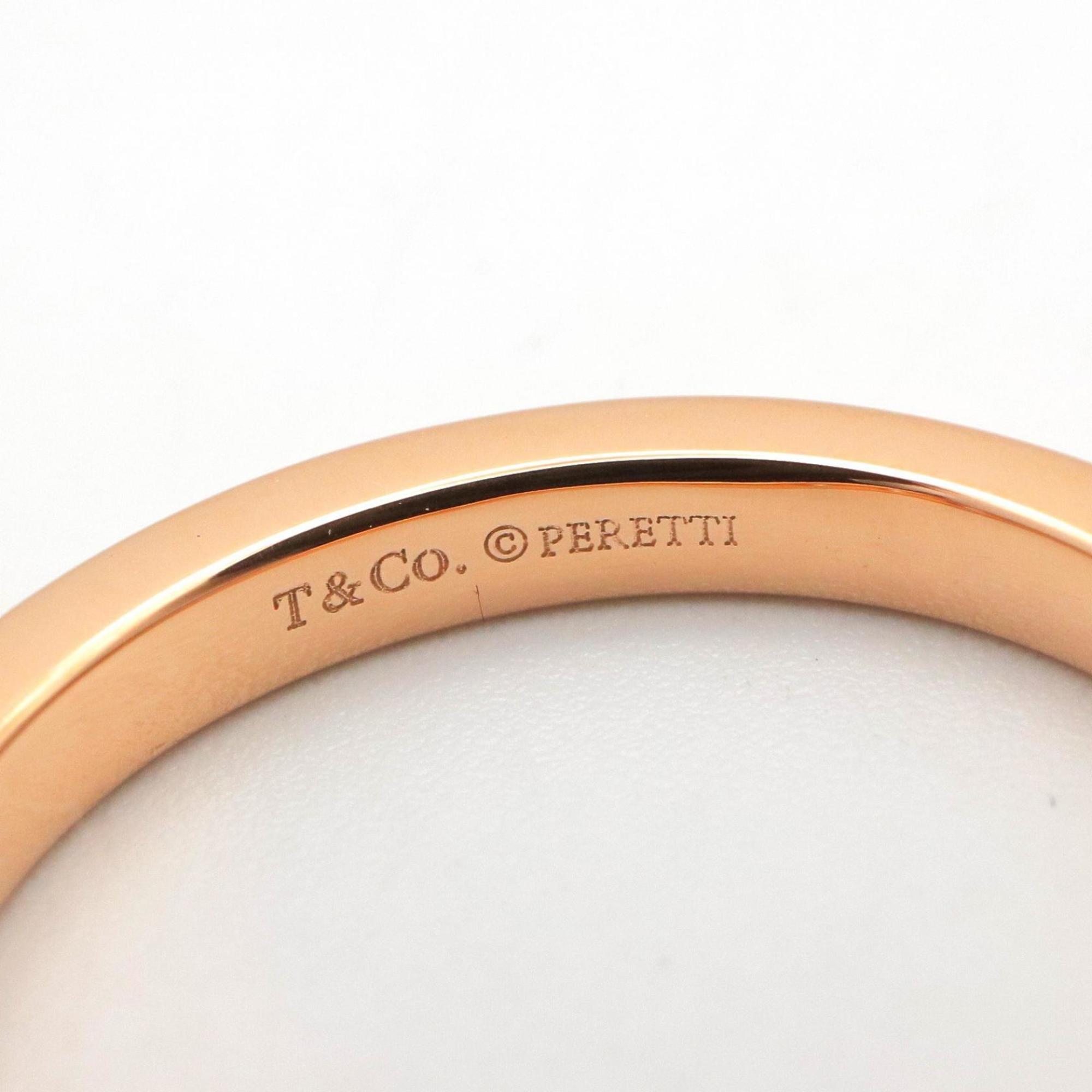 Tiffany Gold Clear Pink Gold (18K) Band Ring (Pre-Owned)