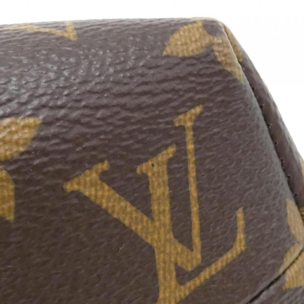 Louis Vuitton Marron Coated Canvas Handbag (Pre-Owned)