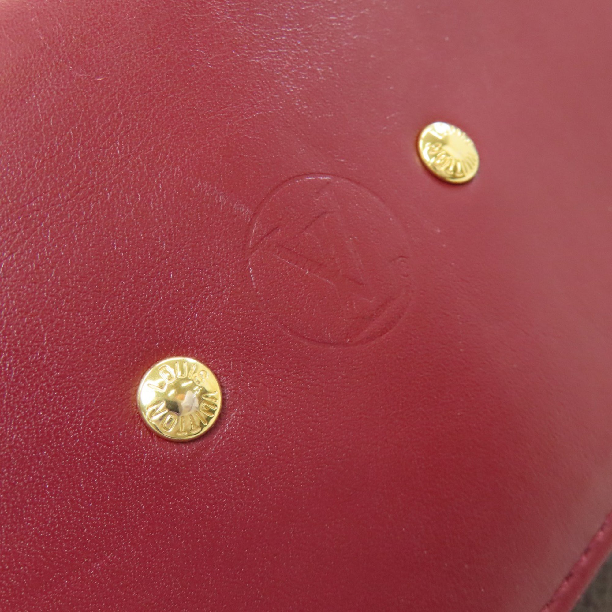 Louis Vuitton Bordeaux Brown Monogram Handbag (Pre-Owned)