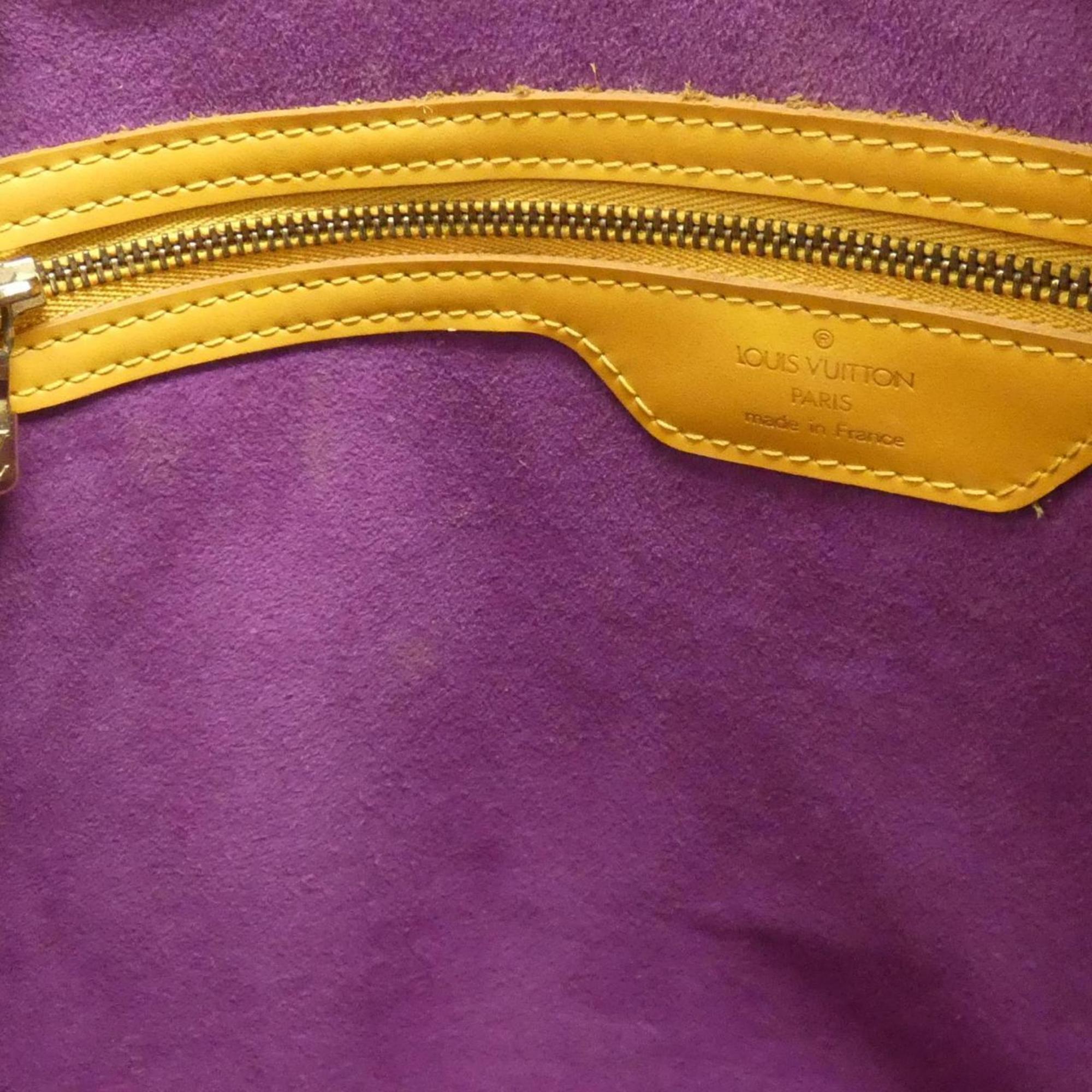 Louis Vuitton Yellow Leather Shoulder Bag (Pre-Owned)