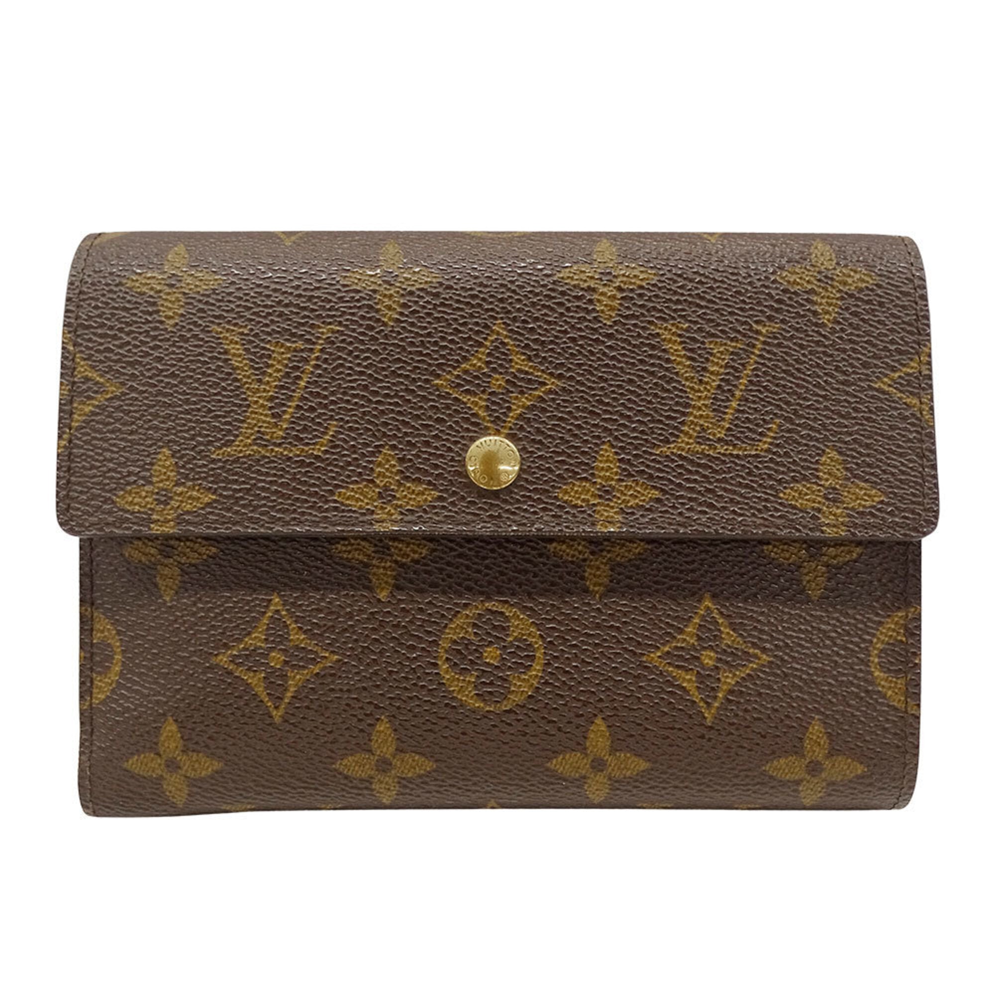 Louis Vuitton Brown Galle Monogram Monogram Wallet (Tri-Fold) (Pre-Owned)