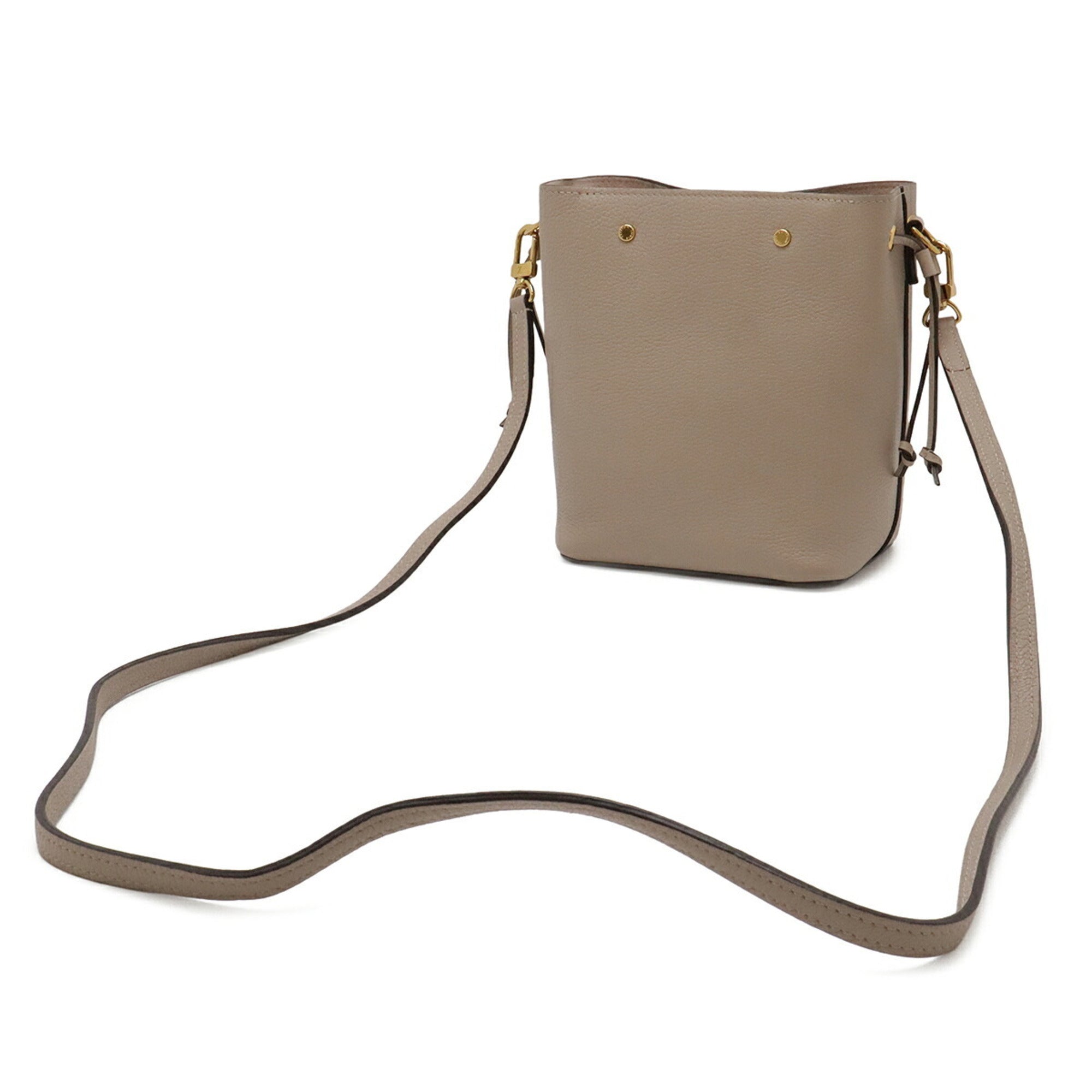 Louis Vuitton Beige Leather Shoulder Bag (Pre-Owned)