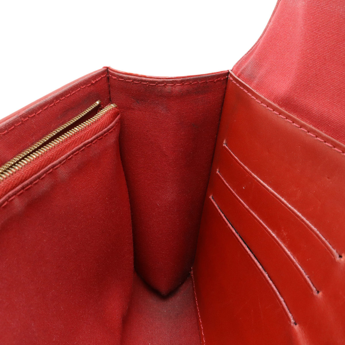 Louis Vuitton Red Color Clutch Bag Shoulder Bag (Pre-Owned)