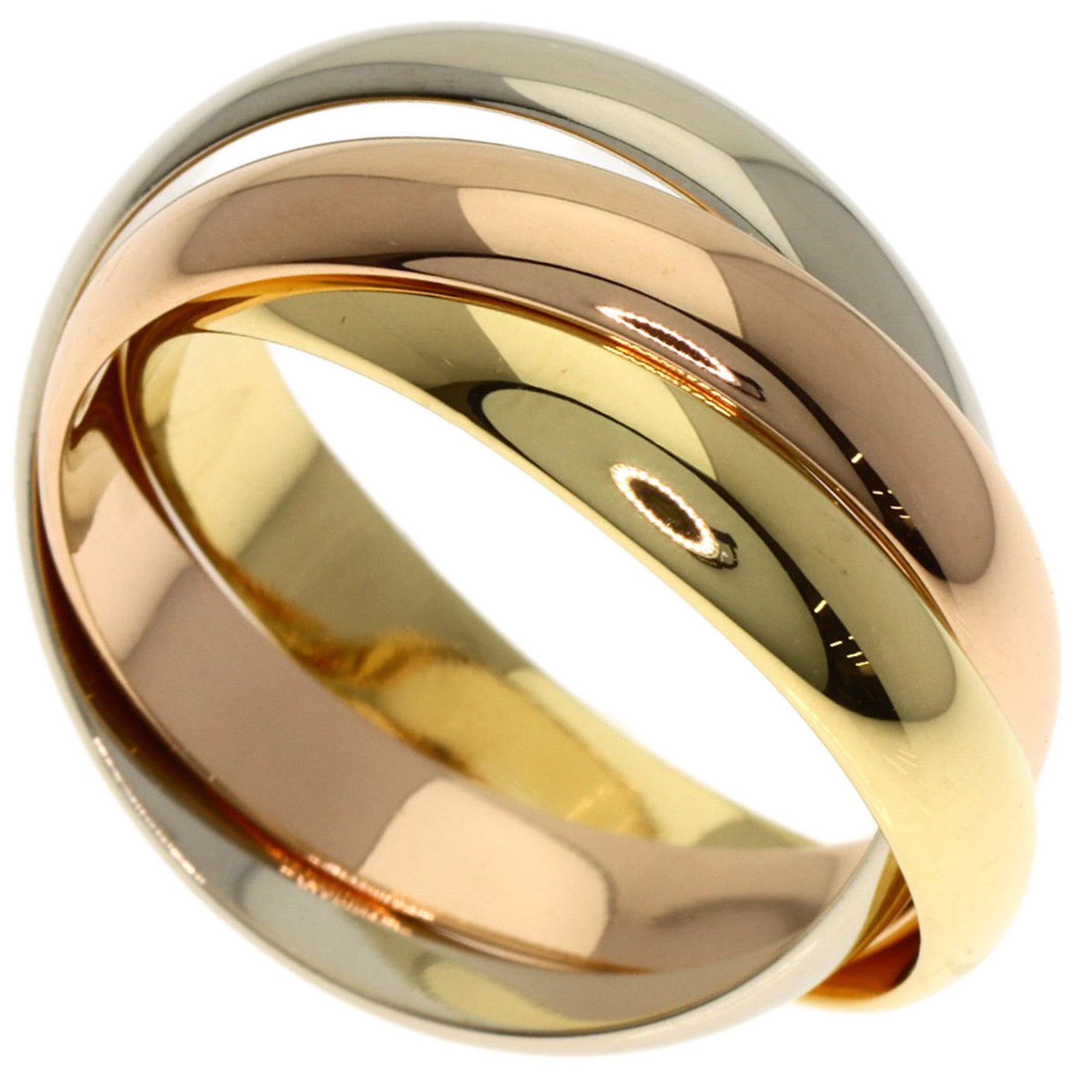 Cartier Trinity Yellow Gold (18K) Pink Gold (18K) White Gold (18K) Band Ring (Pre-Owned)