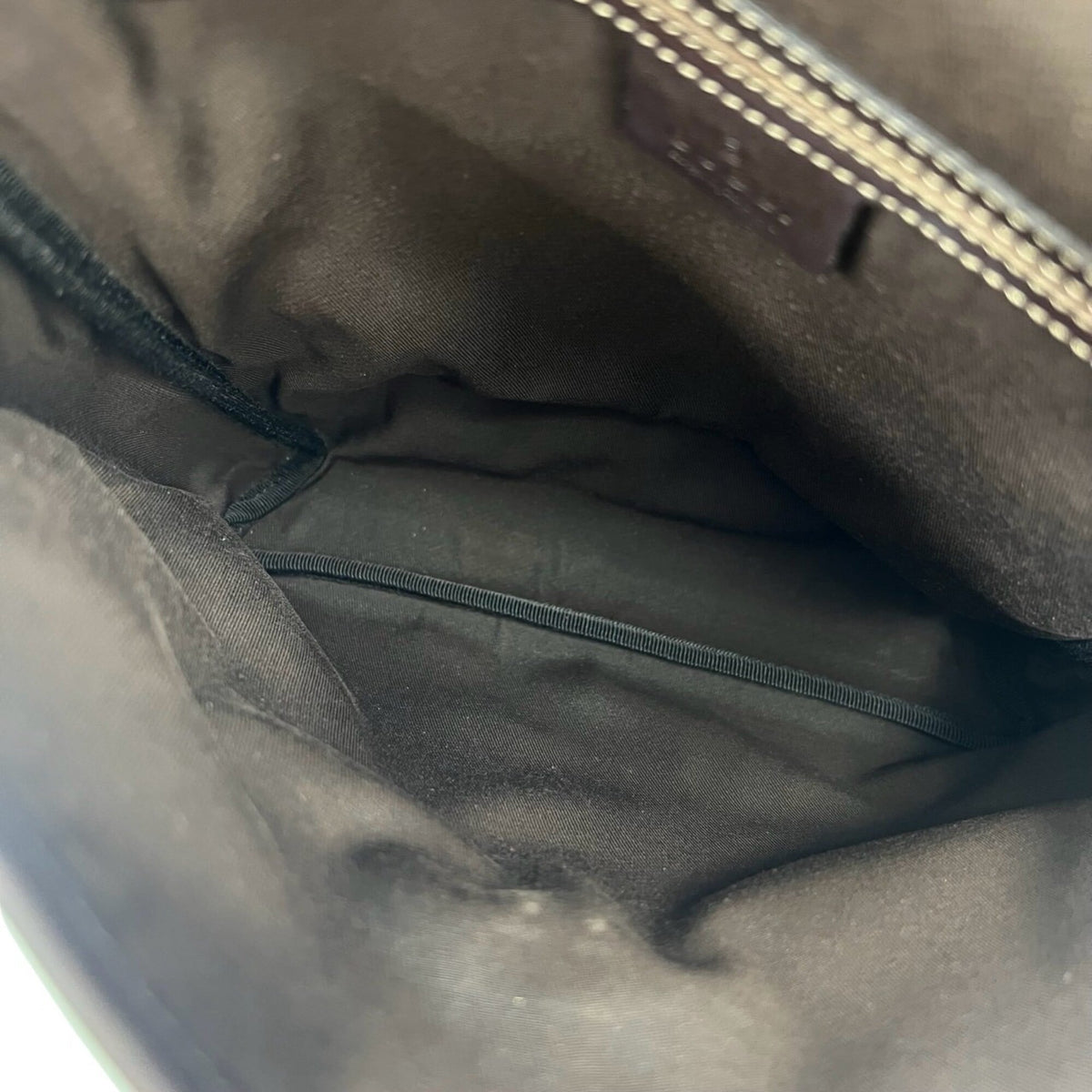 Gucci Brown Leather Pvc Pochette Shoulder Bag (Pre-Owned)