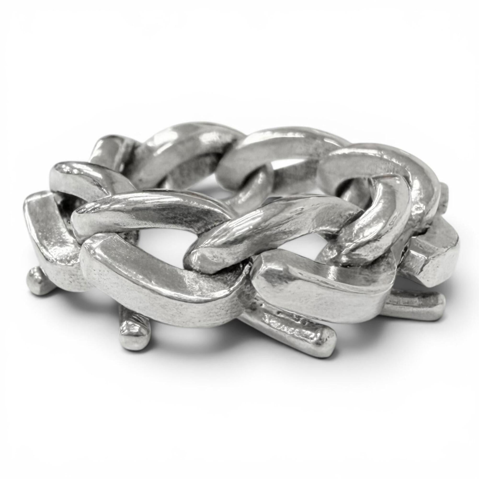 Tiffany Silver Silver 925 Band Ring (Pre-Owned)