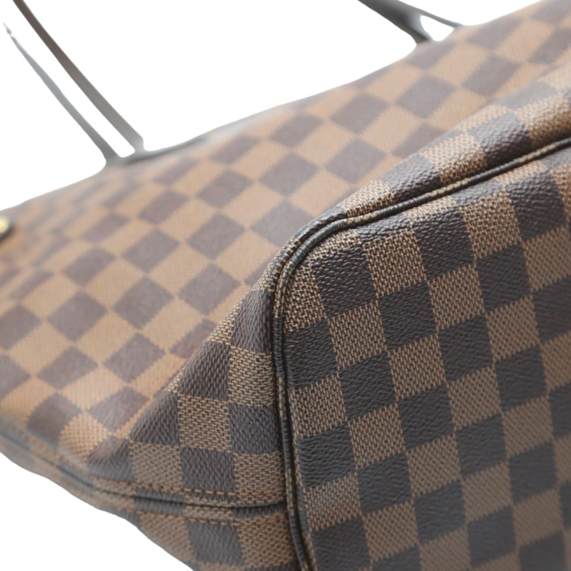 Louis Vuitton Damier Brown Damier Canvas Tote Bag (Pre-Owned)