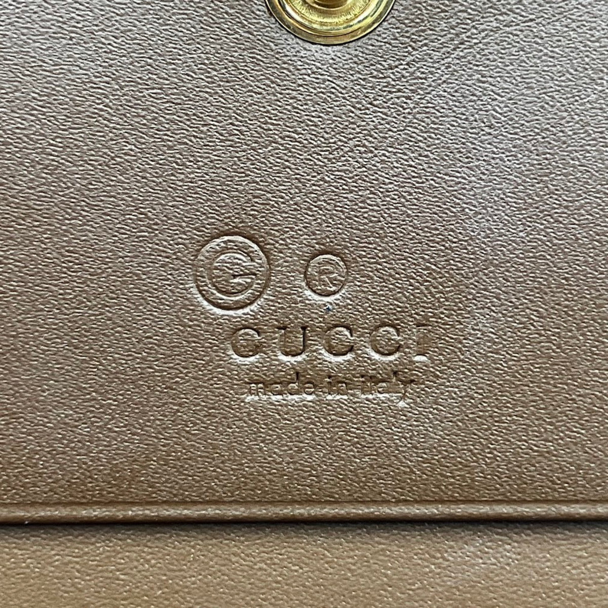 Gucci Brown Pvc Wallet (Bi-Fold) (Pre-Owned)