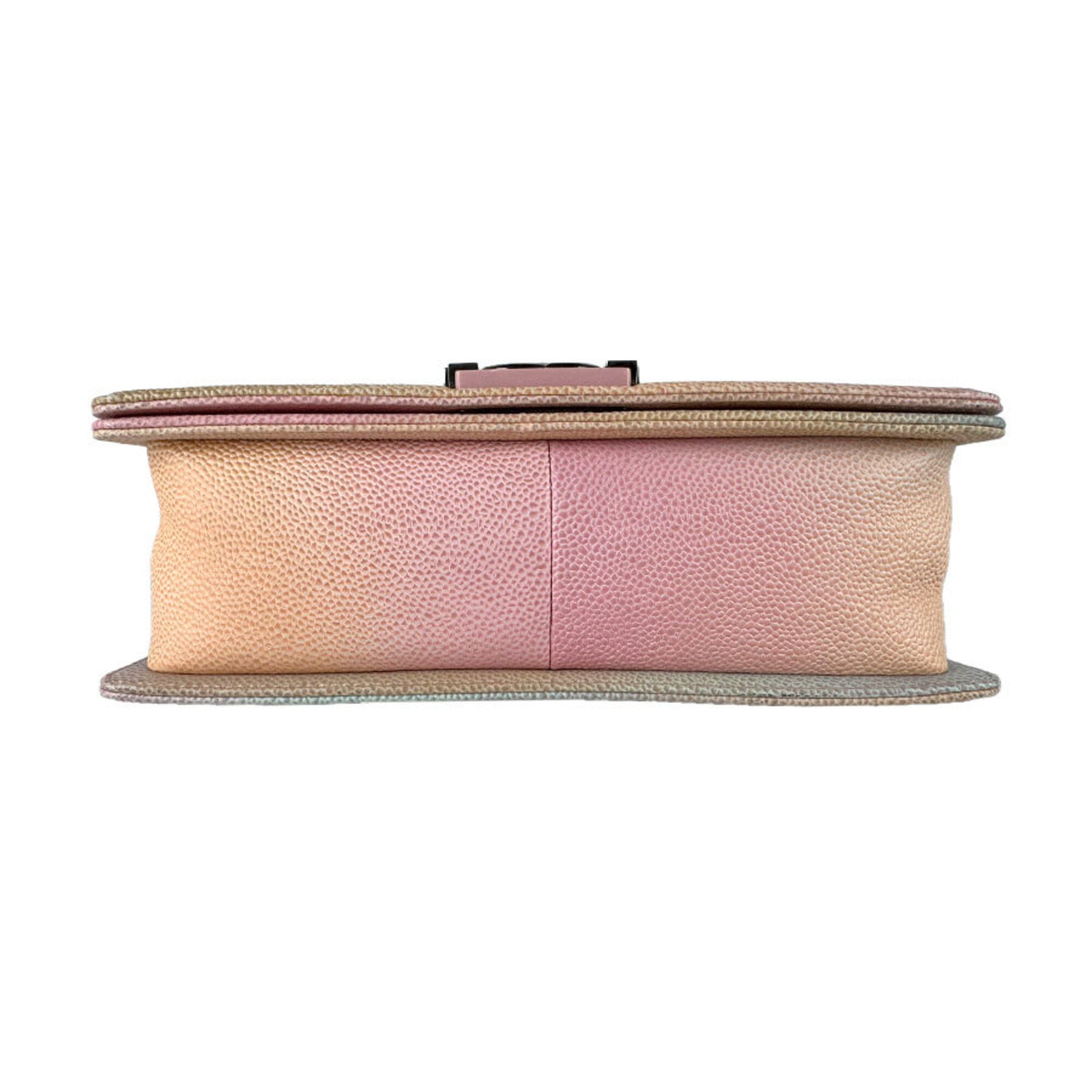 Chanel Multi-Color Grained Calfskin Shoulder Bag (Pre-Owned)