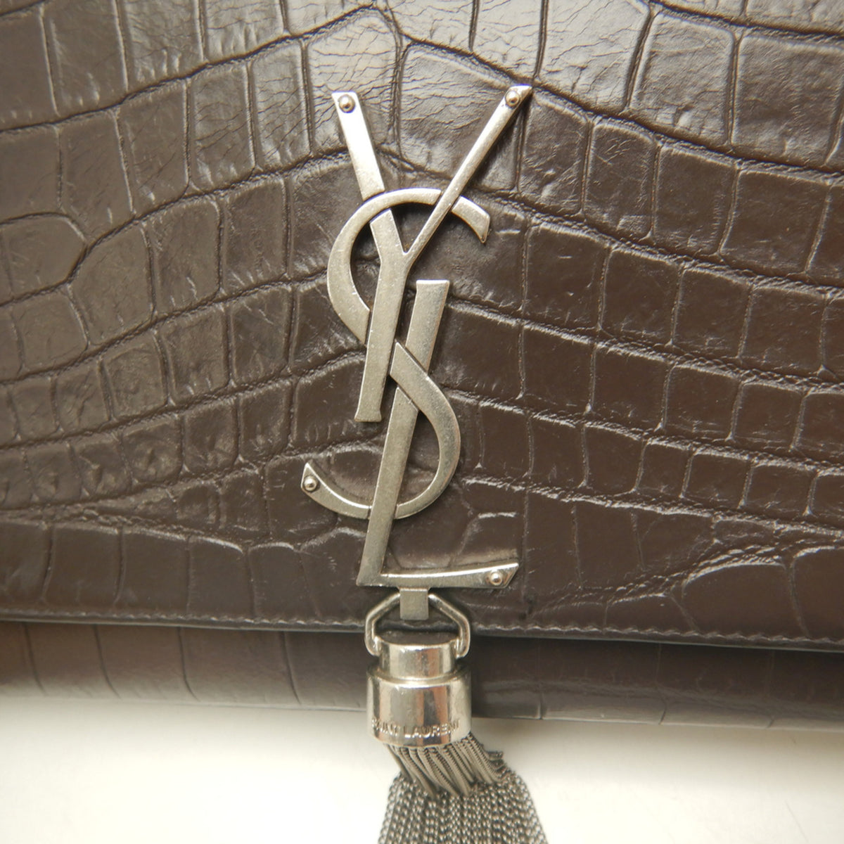 Yves Saint Laurent Brown Leather Shoulder Bag (Pre-Owned)