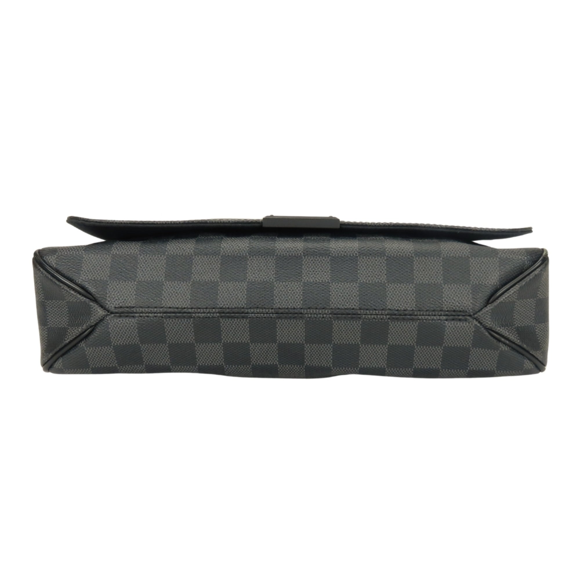 Louis Vuitton Black Gray Damier Graphite Shoulder Bag (Pre-Owned)